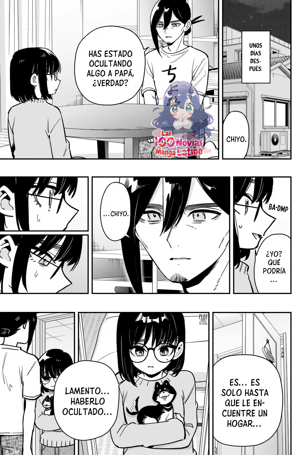 Kimi no koto ga Dai Dai Dai Dai Daisuki na 100-nin no Kanojo Capitulo 199: El perro, la hija y el papá página 9