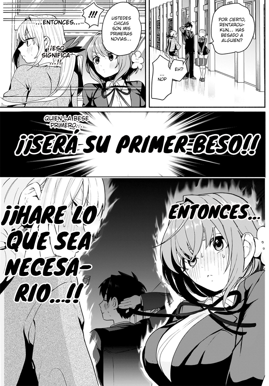 Kimi no koto ga Dai Dai Dai Dai Daisuki na 100-nin no Kanojo Capitulo 2: El Primer Beso página 11