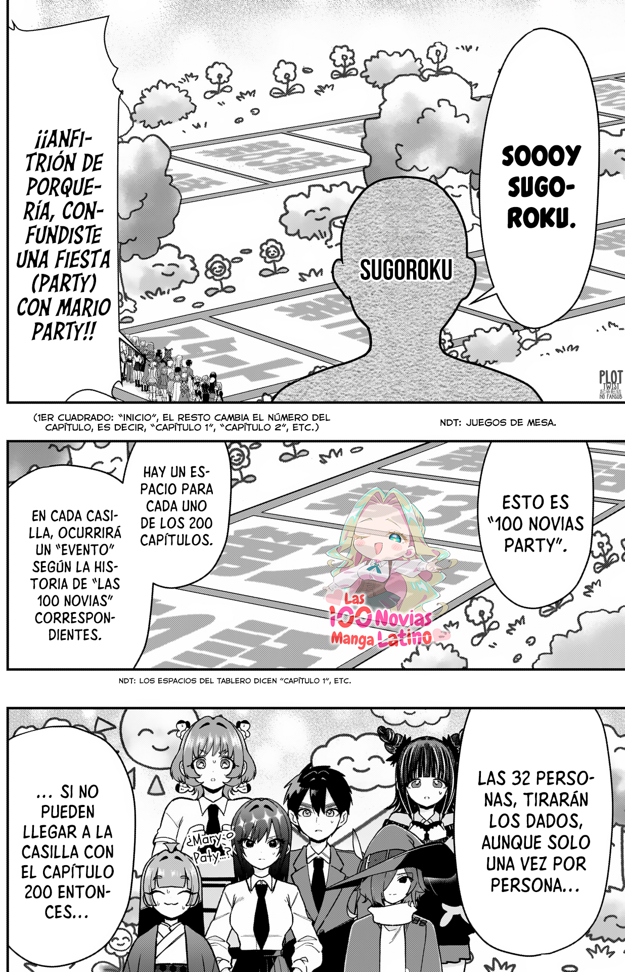Kimi no koto ga Dai Dai Dai Dai Daisuki na 100-nin no Kanojo Capitulo 200: 100 Novias Party página 3