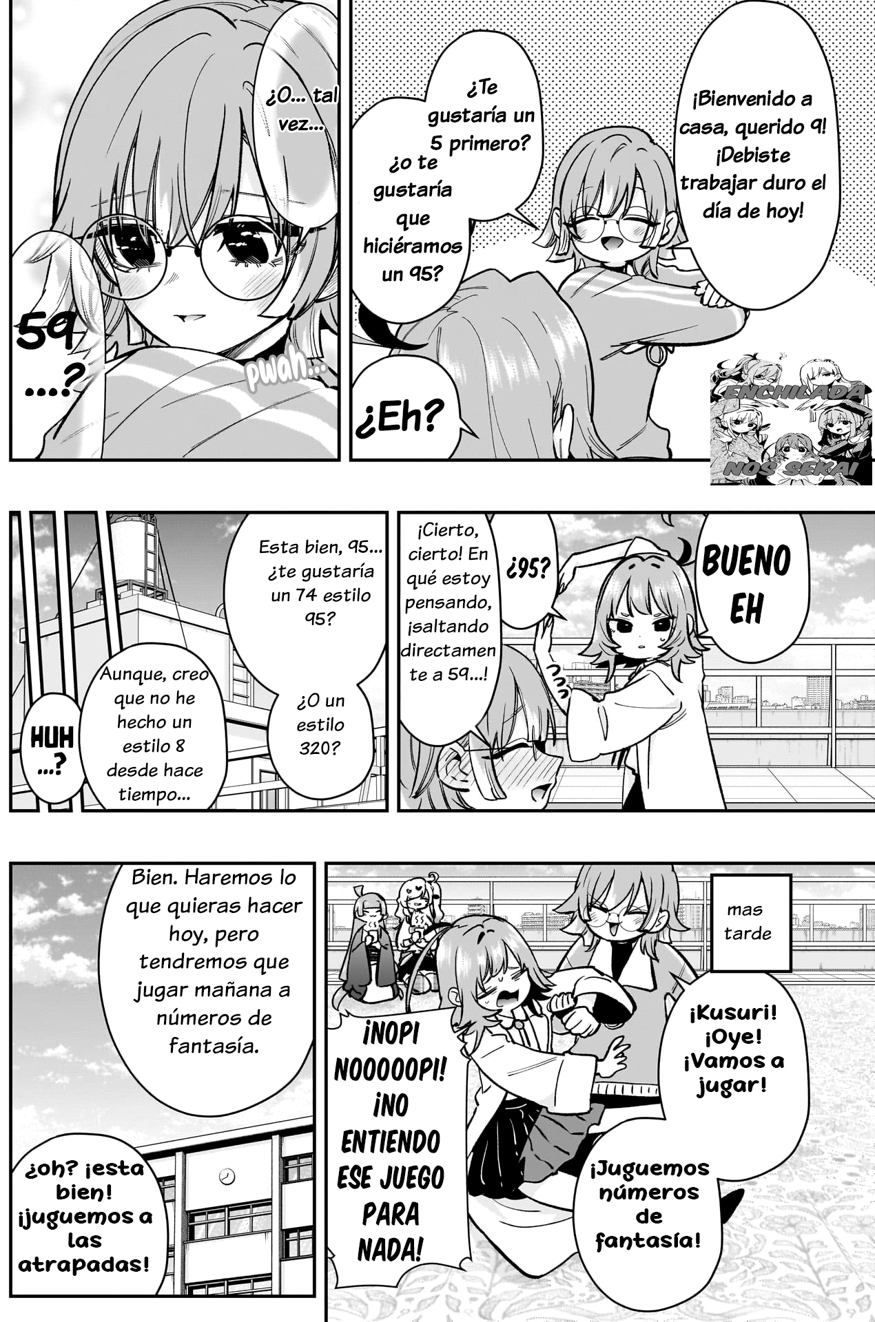 Kimi no koto ga Dai Dai Dai Dai Daisuki na 100-nin no Kanojo Capitulo 203: El día a día de la familia Rentarou (parte 7) página 9