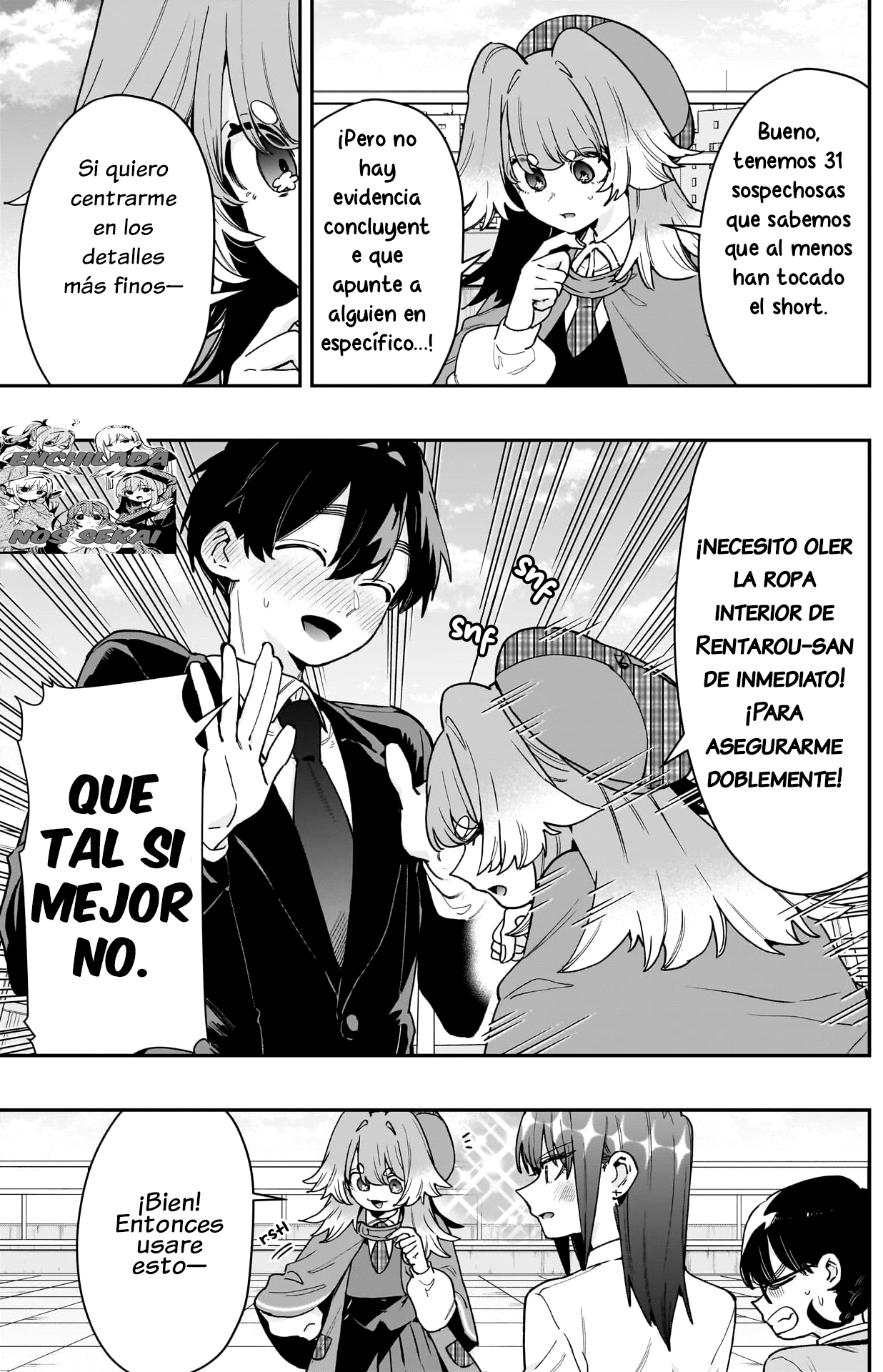 Kimi no koto ga Dai Dai Dai Dai Daisuki na 100-nin no Kanojo Capitulo 205: La gran detective Hasuha y el misterio de la familia Rentarou página 16