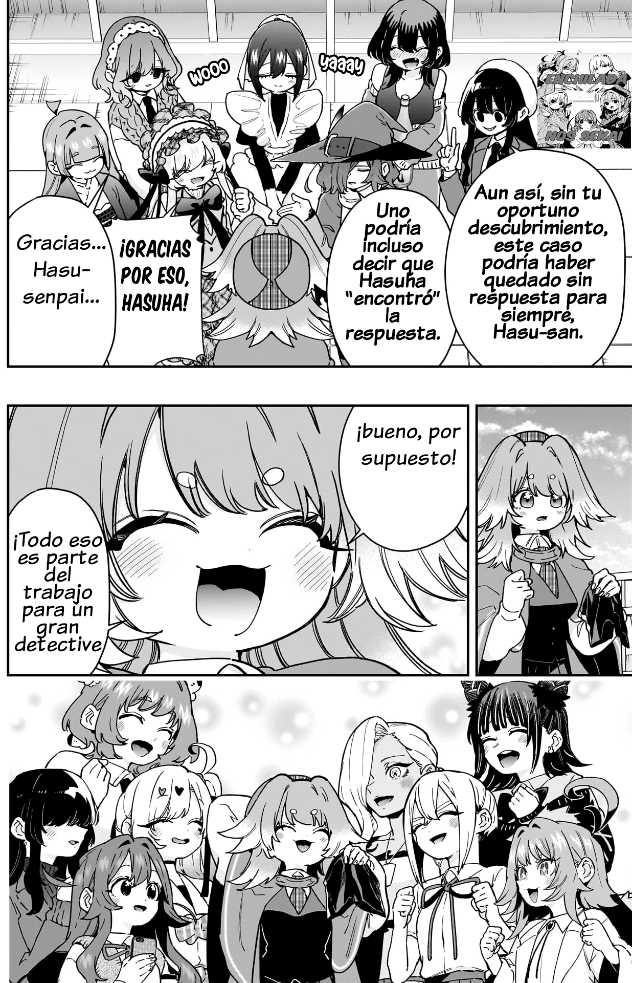 Kimi no koto ga Dai Dai Dai Dai Daisuki na 100-nin no Kanojo Capitulo 205: La gran detective Hasuha y el misterio de la familia Rentarou página 19