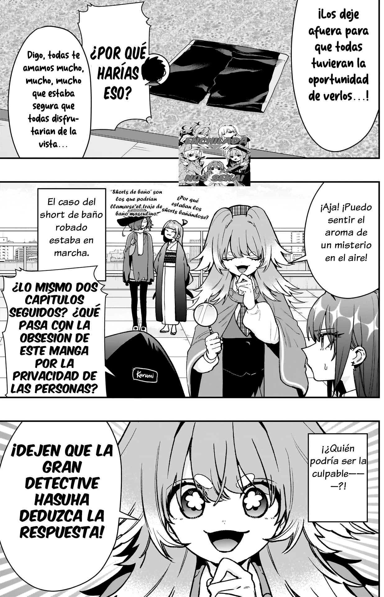 Kimi no koto ga Dai Dai Dai Dai Daisuki na 100-nin no Kanojo Capitulo 205: La gran detective Hasuha y el misterio de la familia Rentarou página 4