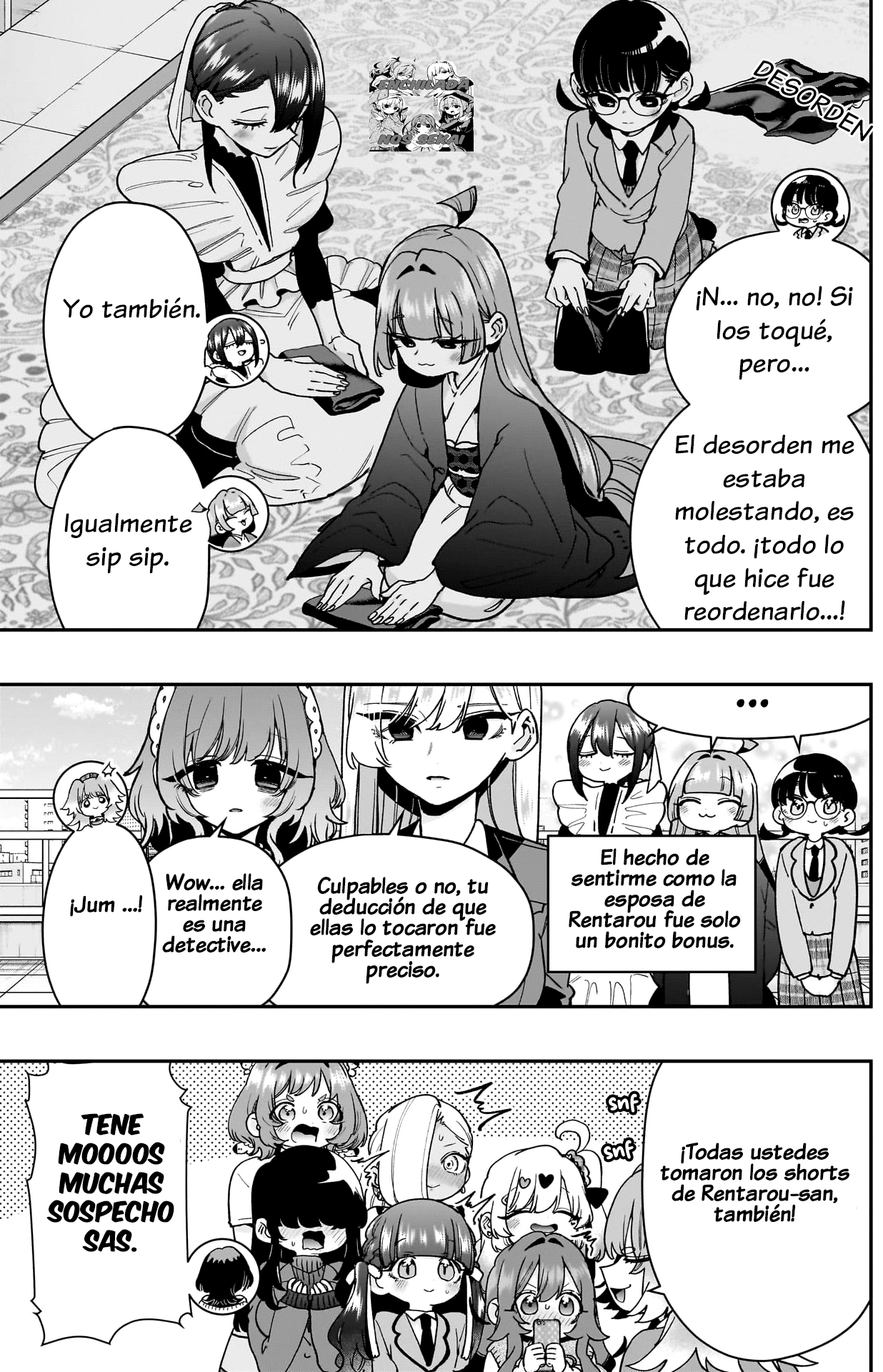Kimi no koto ga Dai Dai Dai Dai Daisuki na 100-nin no Kanojo Capitulo 205: La gran detective Hasuha y el misterio de la familia Rentarou página 6