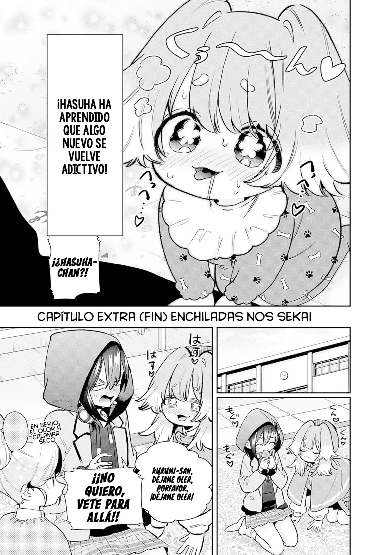 Kimi no koto ga Dai Dai Dai Dai Daisuki na 100-nin no Kanojo Capitulo 212.5: Mi Primer Olfateo página 19
