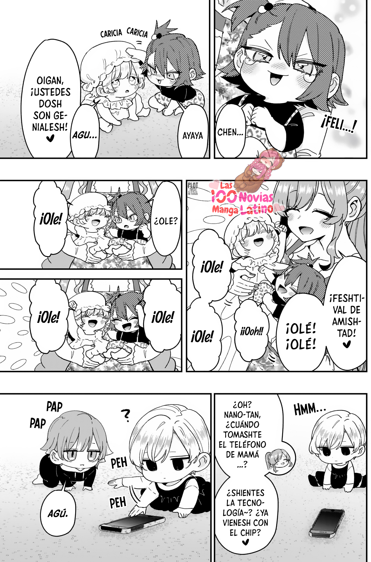 Kimi no koto ga Dai Dai Dai Dai Daisuki na 100-nin no Kanojo Capitulo 212: Todo mundo fue bebé en cierto punto IV: Amor de madre página 14