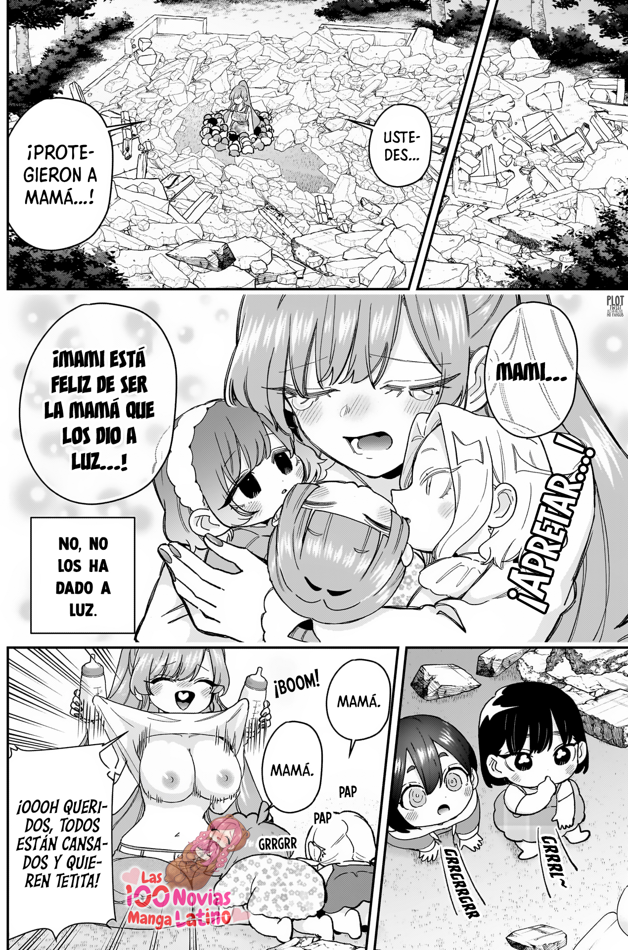 Kimi no koto ga Dai Dai Dai Dai Daisuki na 100-nin no Kanojo Capitulo 212: Todo mundo fue bebé en cierto punto IV: Amor de madre página 19