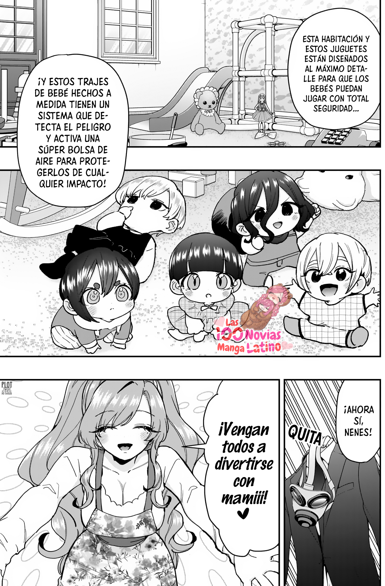 Kimi no koto ga Dai Dai Dai Dai Daisuki na 100-nin no Kanojo Capitulo 212: Todo mundo fue bebé en cierto punto IV: Amor de madre página 4
