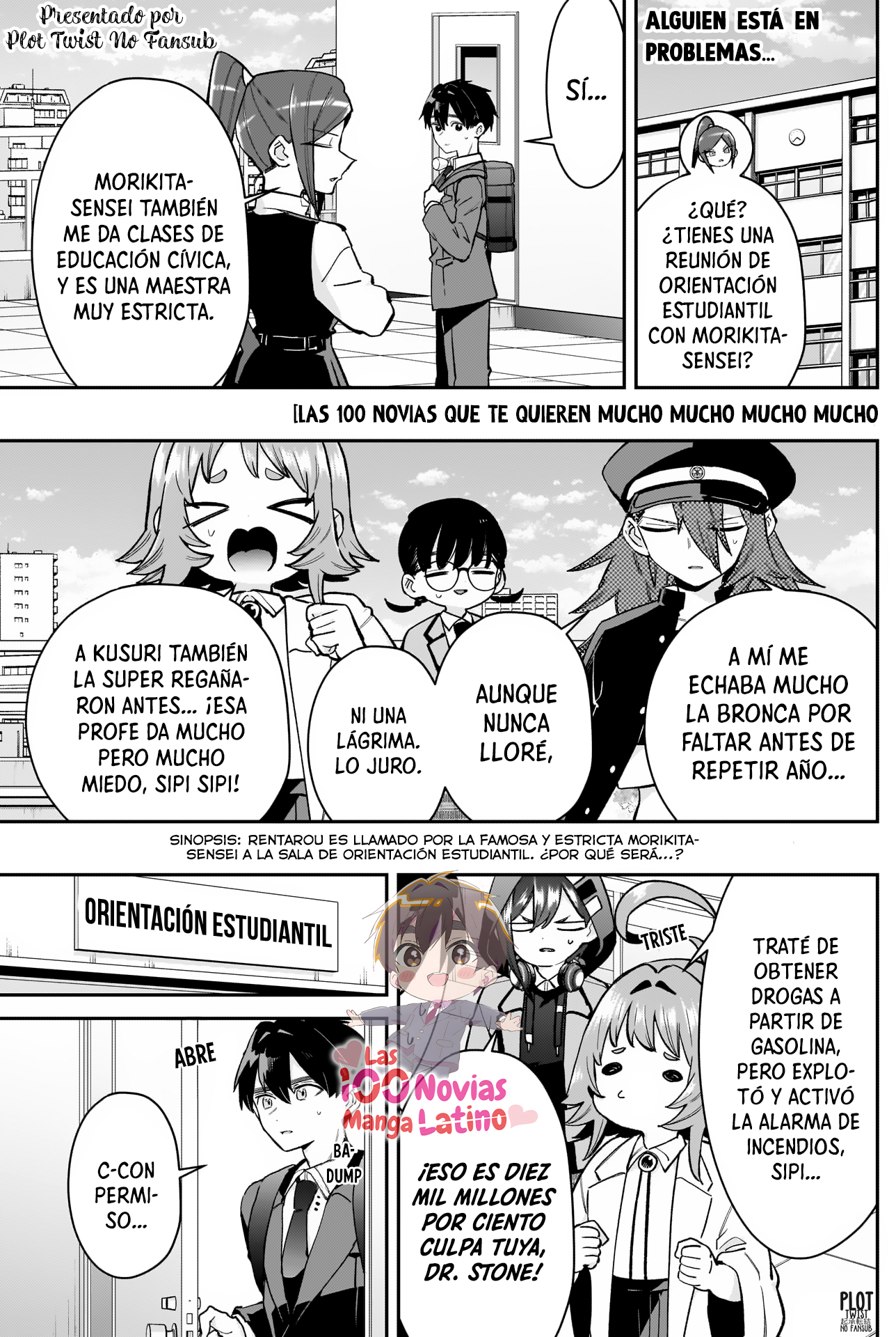 Kimi no koto ga Dai Dai Dai Dai Daisuki na 100-nin no Kanojo Capitulo 213: Morikita-sensei, de orientación estudiantil página 2
