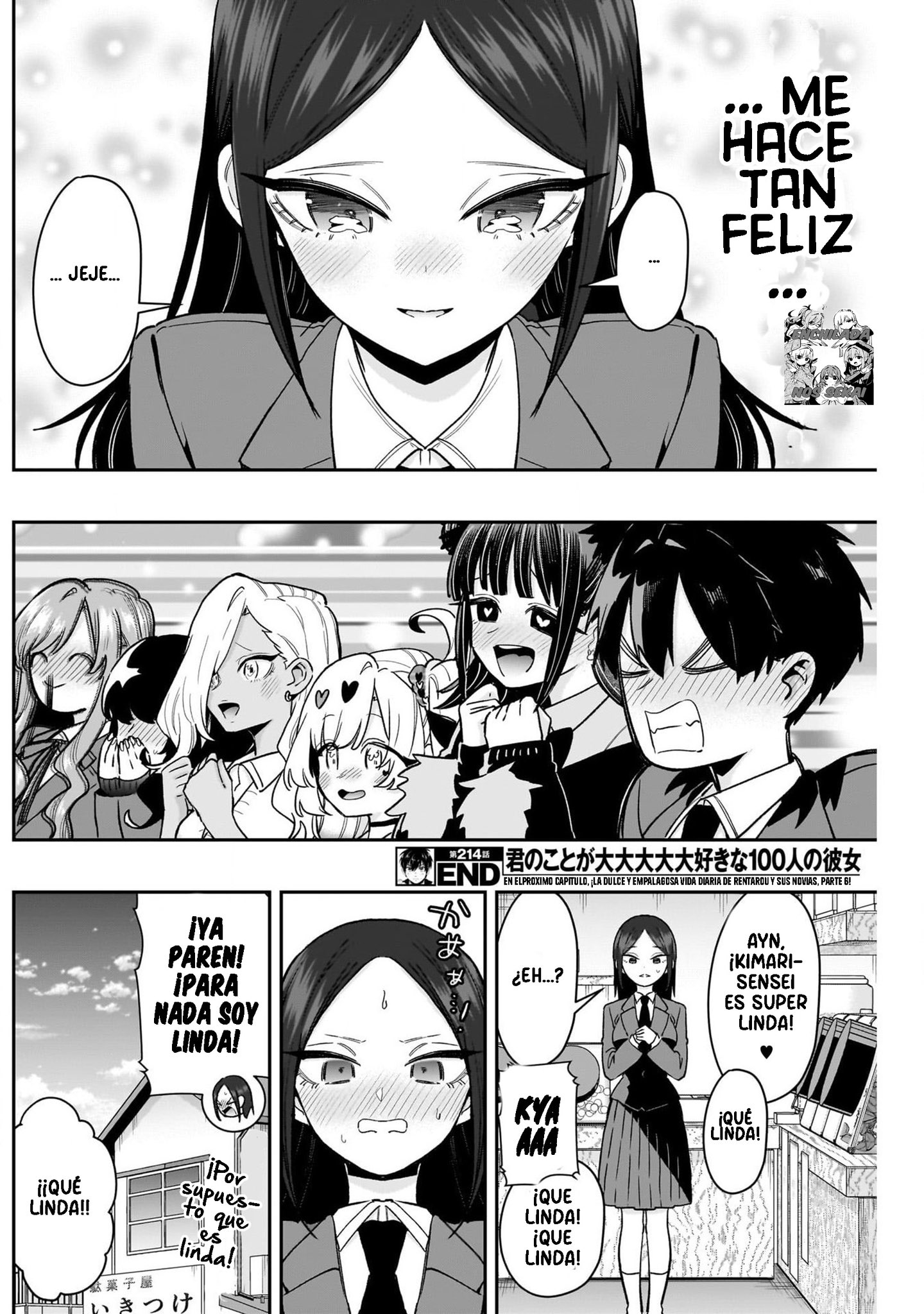 Kimi no koto ga Dai Dai Dai Dai Daisuki na 100-nin no Kanojo Capitulo 214: La familia Rentarou se da un antojito callejero página 19