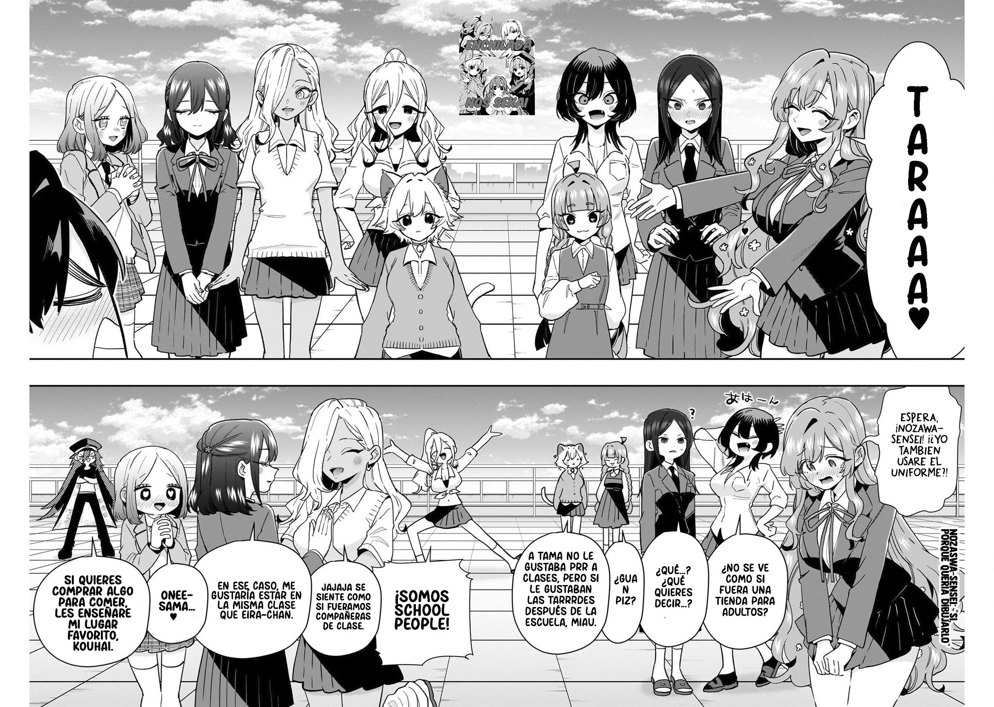Kimi no koto ga Dai Dai Dai Dai Daisuki na 100-nin no Kanojo Capitulo 214: La familia Rentarou se da un antojito callejero página 7