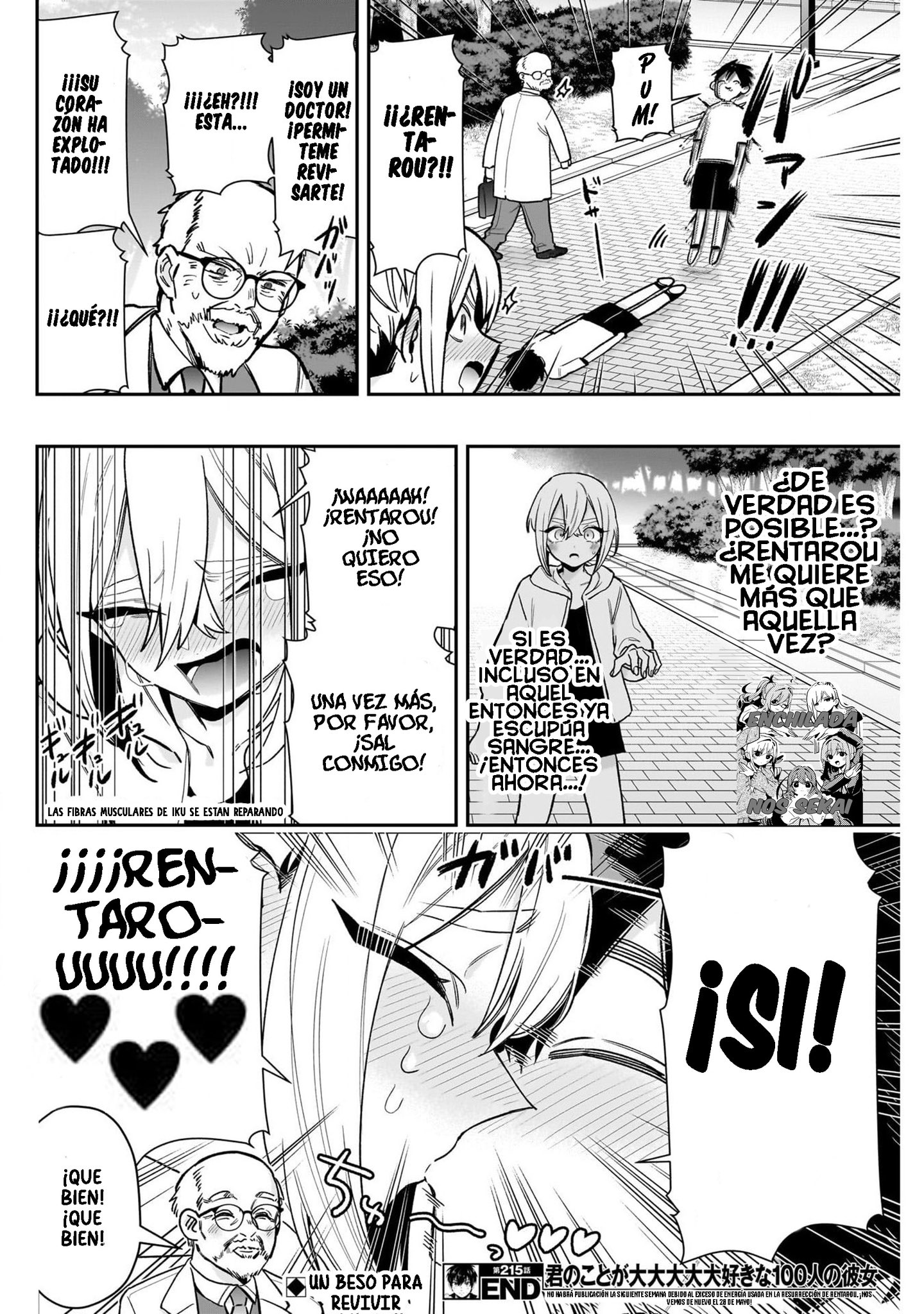 Kimi no koto ga Dai Dai Dai Dai Daisuki na 100-nin no Kanojo Capitulo 215: La vida diaria de Rentarou con sus novias (parte 6) página 22