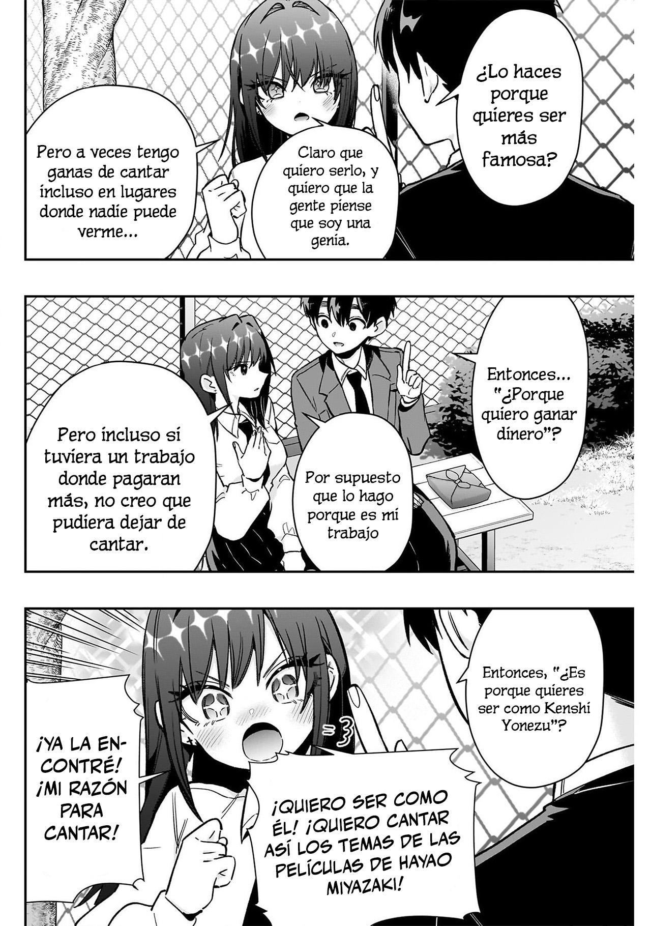 Kimi no koto ga Dai Dai Dai Dai Daisuki na 100-nin no Kanojo Capitulo 217: Mi razón para cantar página 10