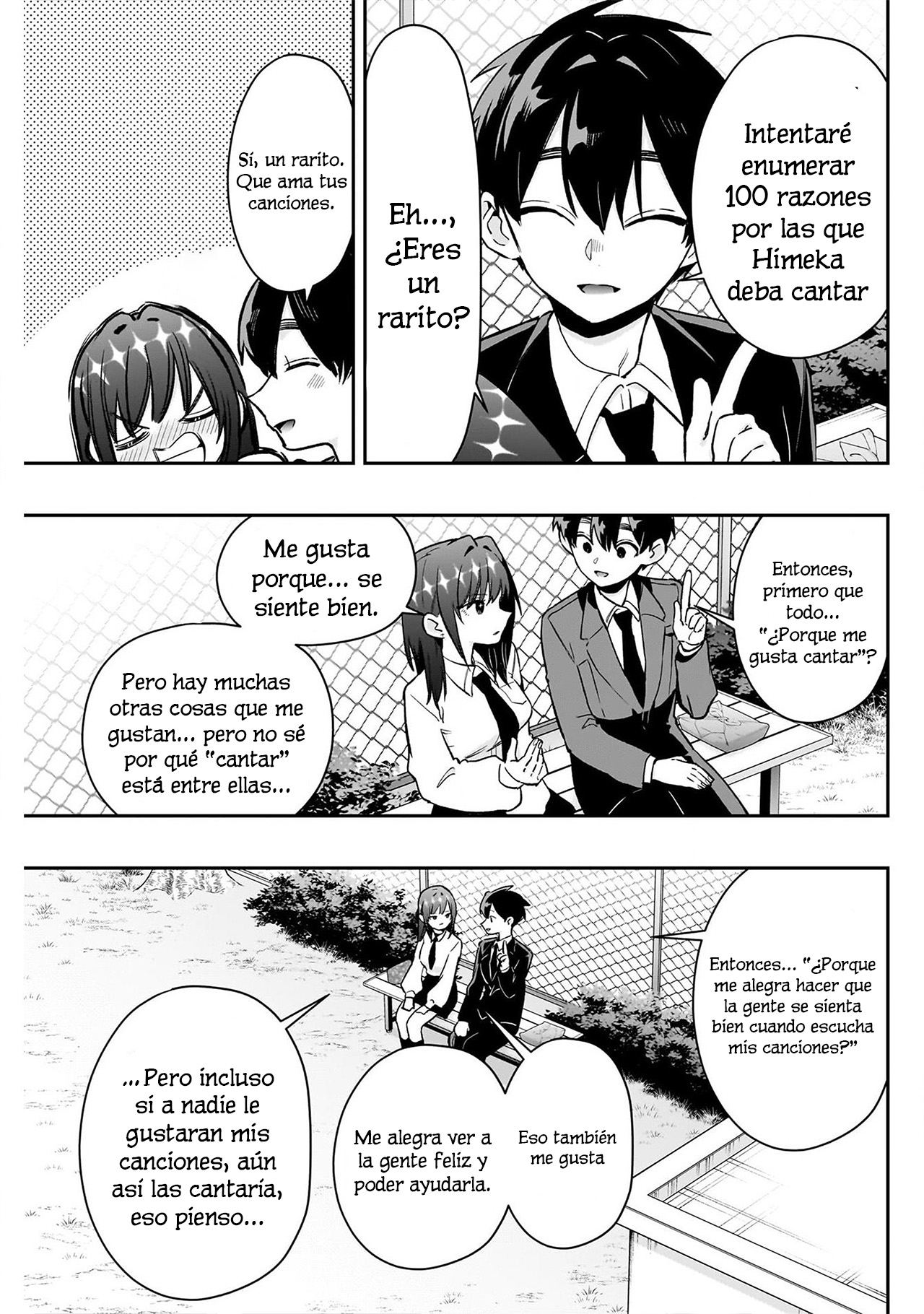 Kimi no koto ga Dai Dai Dai Dai Daisuki na 100-nin no Kanojo Capitulo 217: Mi razón para cantar página 9