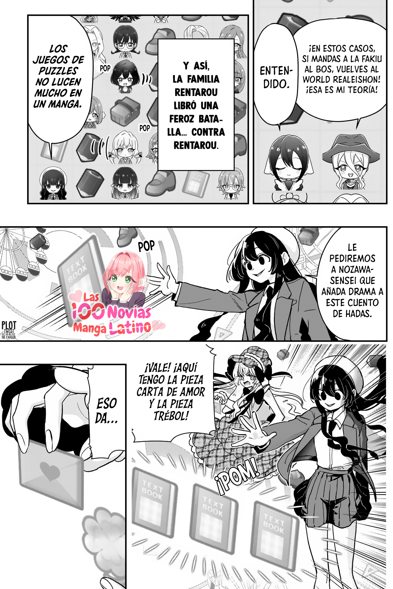 Kimi no koto ga Dai Dai Dai Dai Daisuki na 100-nin no Kanojo Capitulo 218: ¡100Puzzles! (sólo en Japón) página 12