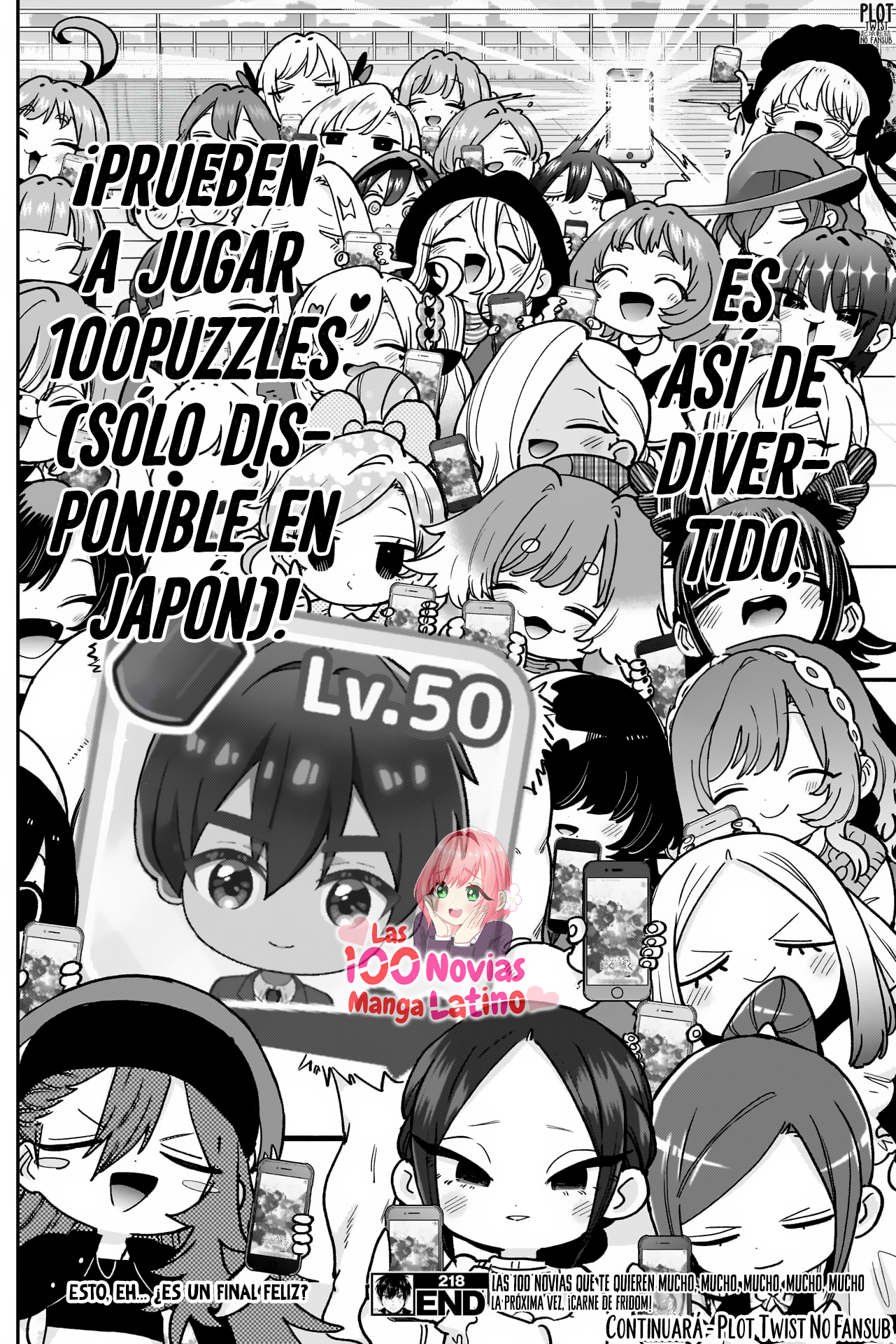 Kimi no koto ga Dai Dai Dai Dai Daisuki na 100-nin no Kanojo Capitulo 218: ¡100Puzzles! (sólo en Japón) página 18