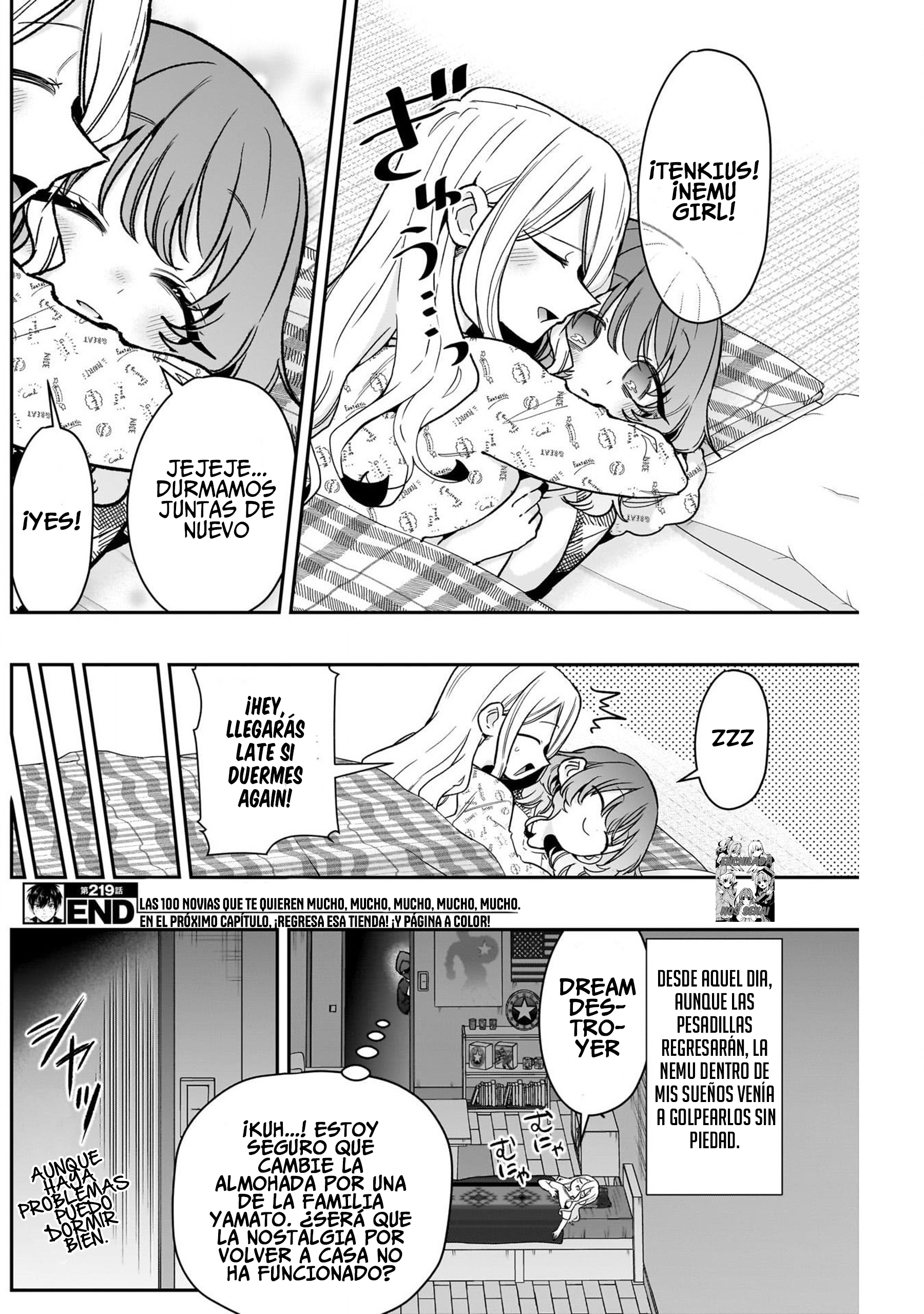Kimi no koto ga Dai Dai Dai Dai Daisuki na 100-nin no Kanojo Capitulo 219: Nemu-girl, la guardiana de los sueñeishon página 21