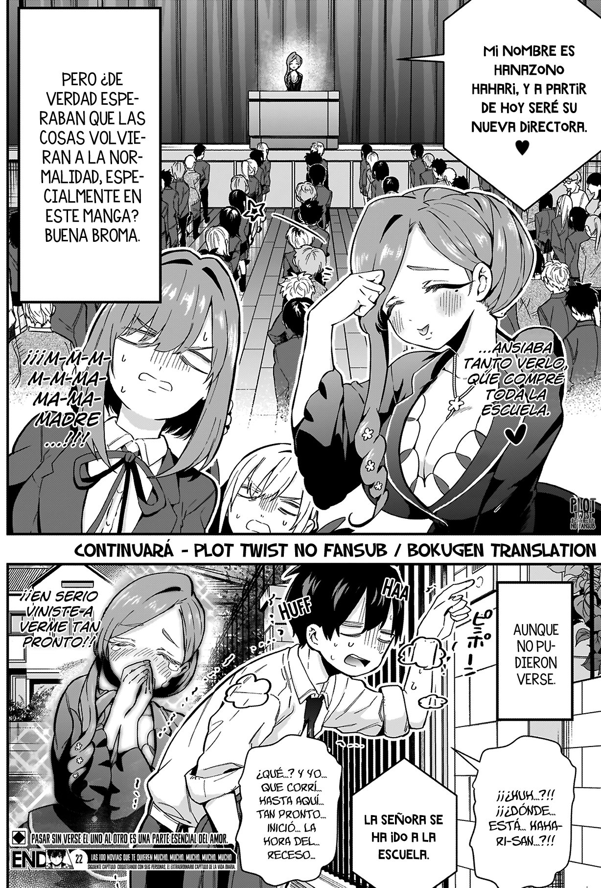 Kimi no koto ga Dai Dai Dai Dai Daisuki na 100-nin no Kanojo Capitulo 22: Miembros de la familia Hanazono página 22