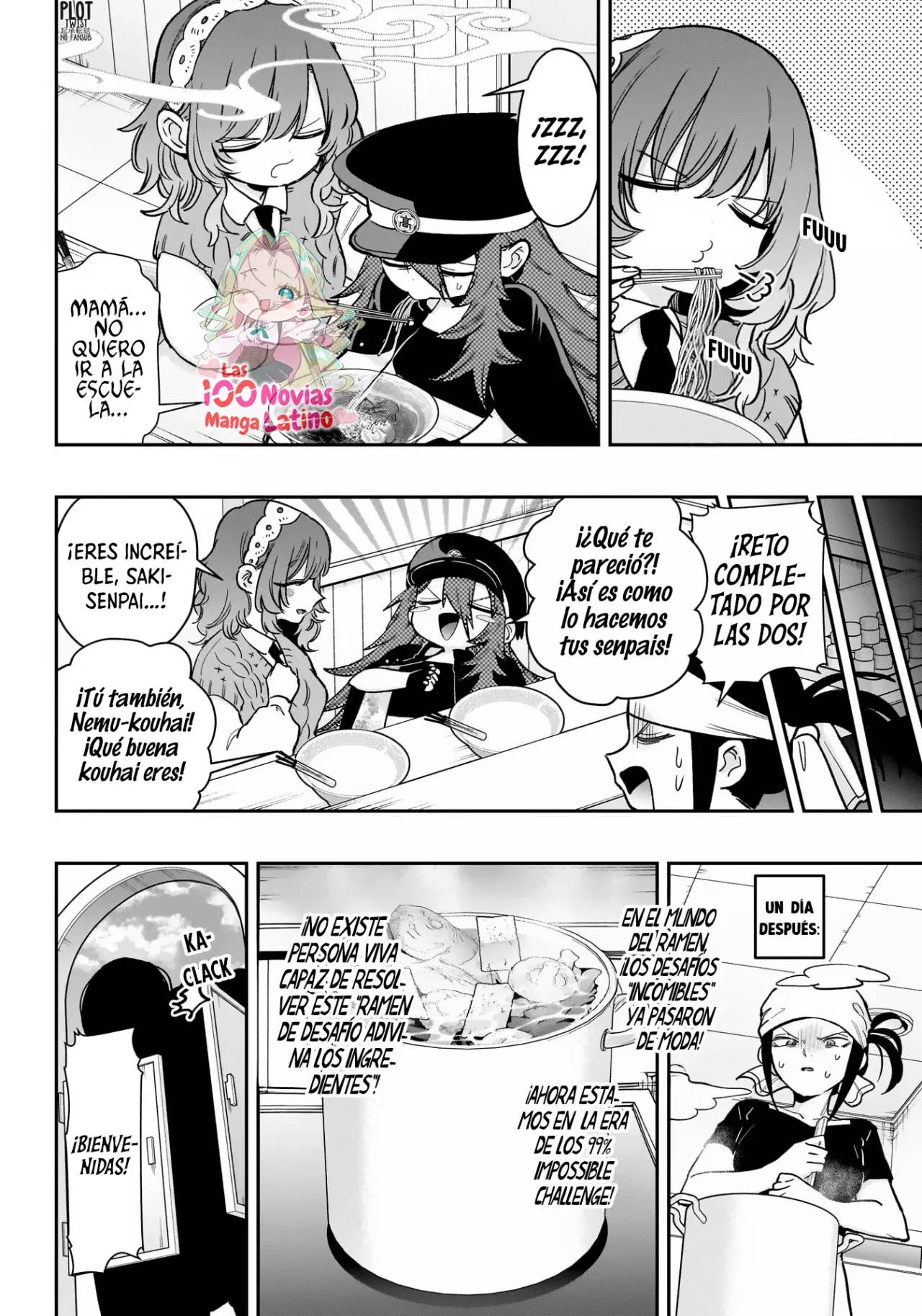 Kimi no koto ga Dai Dai Dai Dai Daisuki na 100-nin no Kanojo Capitulo 220: La familia Rentarou vs. el desafío de ramen (round 2) página 16