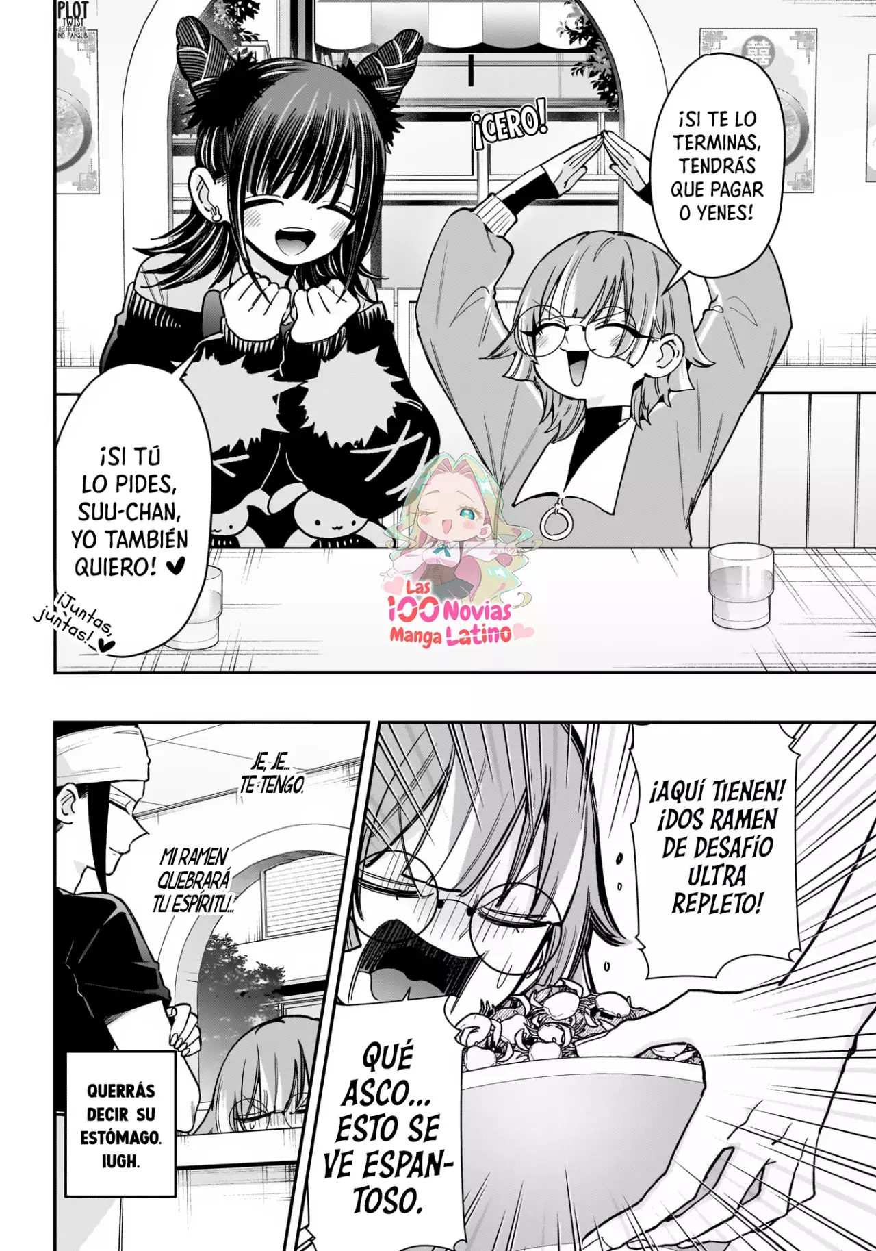 Kimi no koto ga Dai Dai Dai Dai Daisuki na 100-nin no Kanojo Capitulo 220: La familia Rentarou vs. el desafío de ramen (round 2) página 4