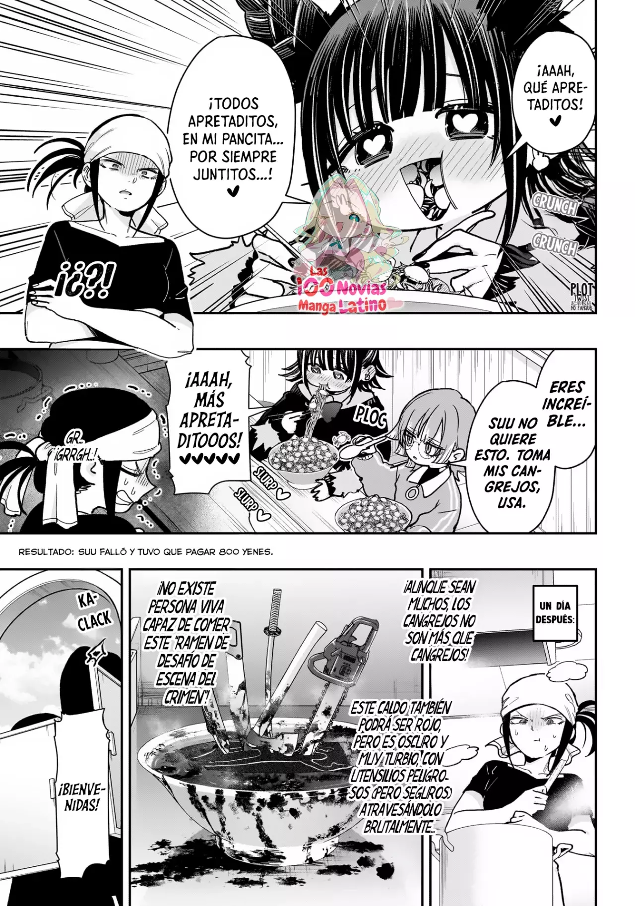 Kimi no koto ga Dai Dai Dai Dai Daisuki na 100-nin no Kanojo Capitulo 220: La familia Rentarou vs. el desafío de ramen (round 2) página 5
