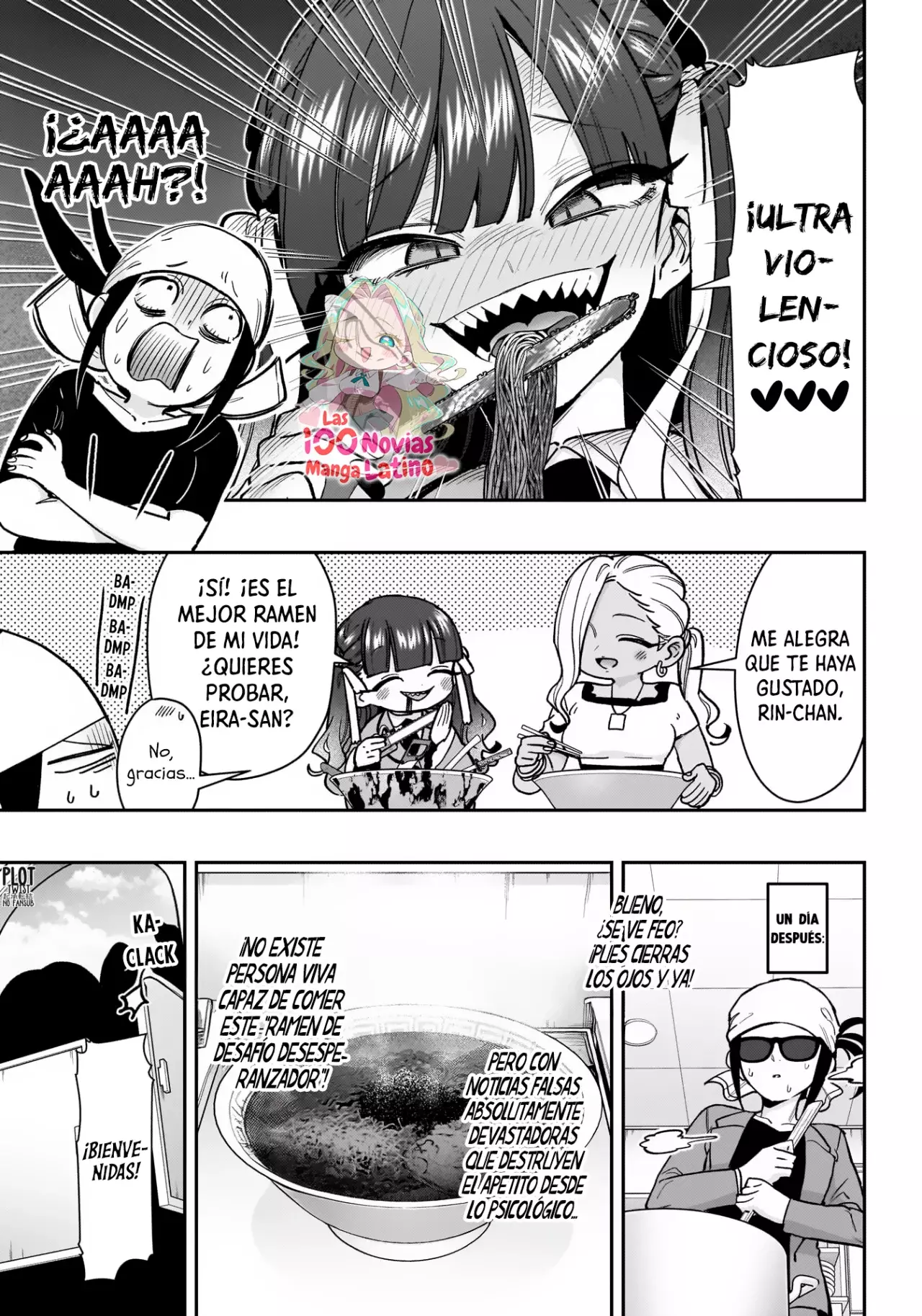 Kimi no koto ga Dai Dai Dai Dai Daisuki na 100-nin no Kanojo Capitulo 220: La familia Rentarou vs. el desafío de ramen (round 2) página 7