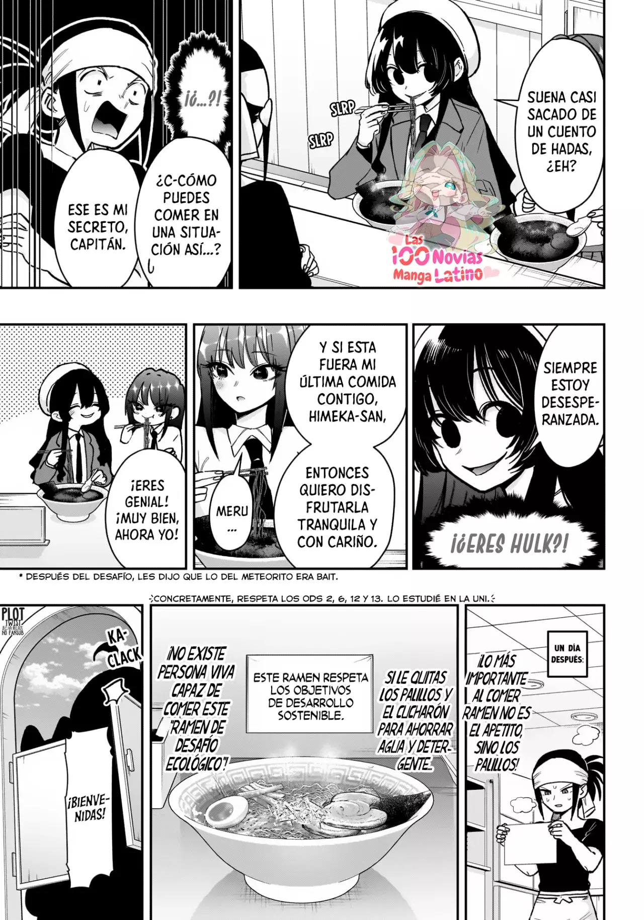 Kimi no koto ga Dai Dai Dai Dai Daisuki na 100-nin no Kanojo Capitulo 220: La familia Rentarou vs. el desafío de ramen (round 2) página 9