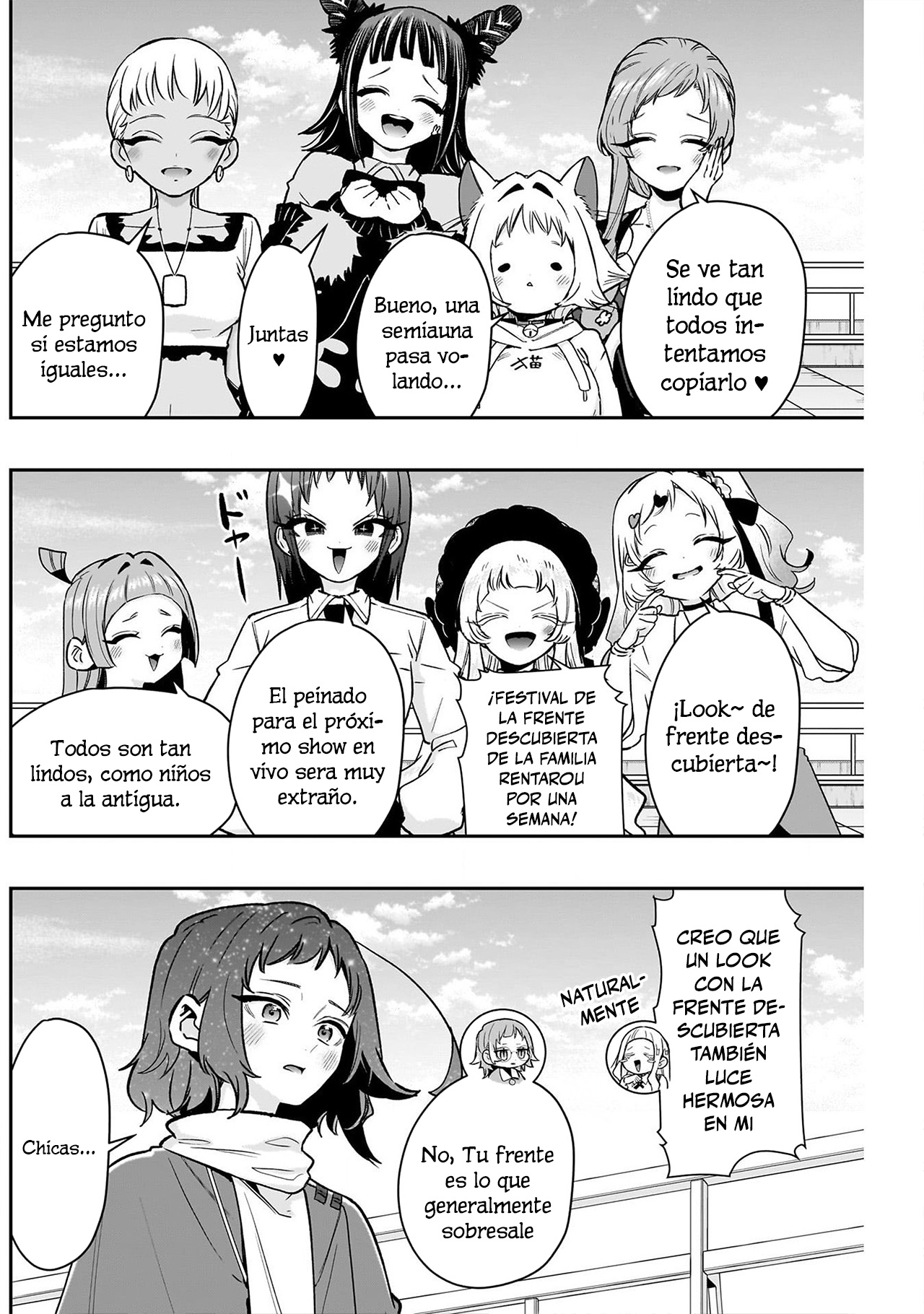 Kimi no koto ga Dai Dai Dai Dai Daisuki na 100-nin no Kanojo Capitulo 221: Una despedida de pelos página 17