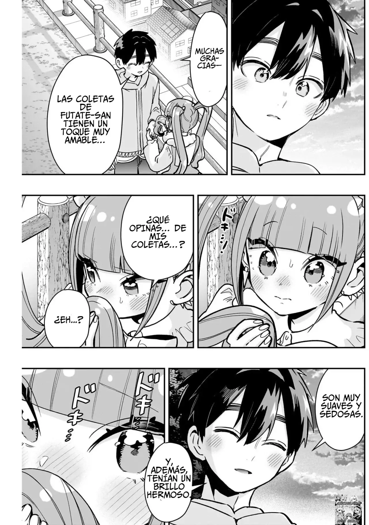 Kimi no koto ga Dai Dai Dai Dai Daisuki na 100-nin no Kanojo Capitulo 222: La chica de las coletas página 13