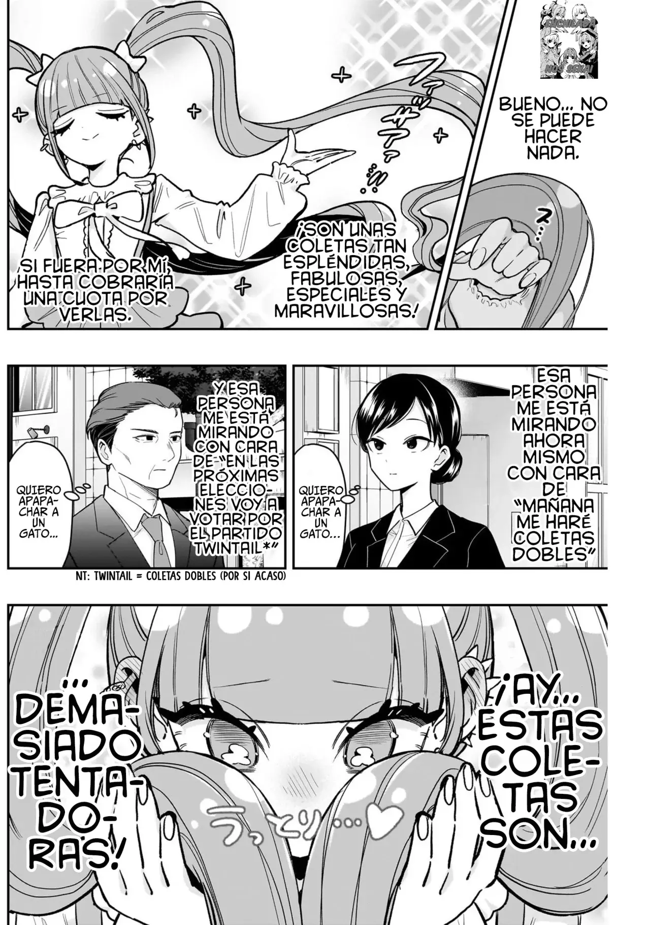 Kimi no koto ga Dai Dai Dai Dai Daisuki na 100-nin no Kanojo Capitulo 222: La chica de las coletas página 4