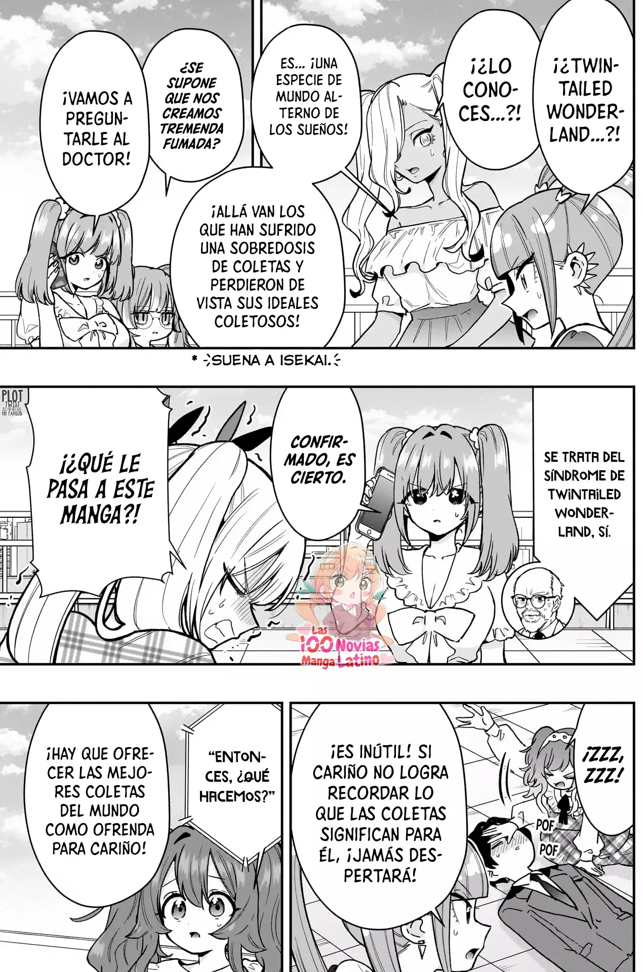 Kimi no koto ga Dai Dai Dai Dai Daisuki na 100-nin no Kanojo Capitulo 223: Las coletas de la familia Rentarou página 10