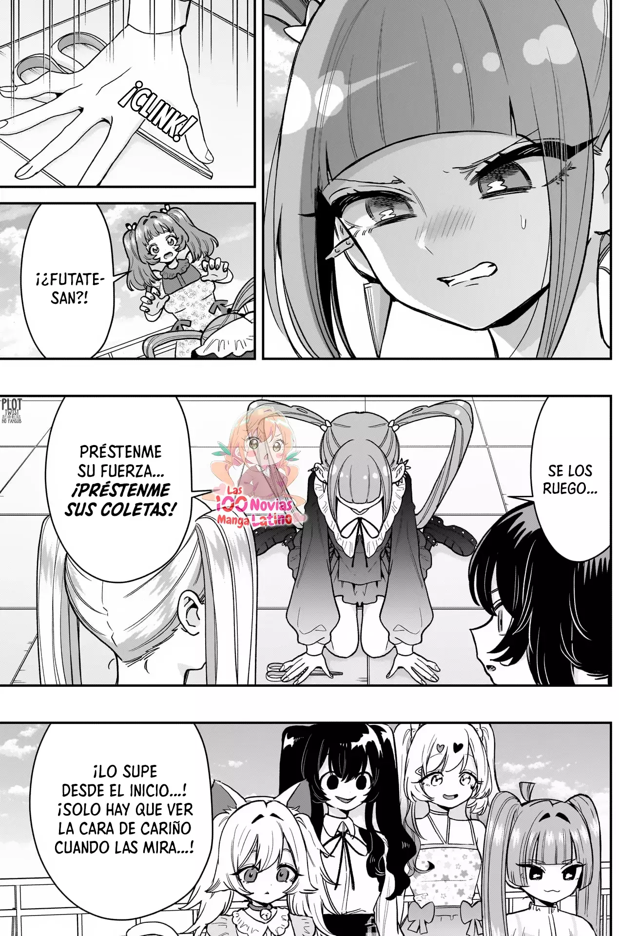 Kimi no koto ga Dai Dai Dai Dai Daisuki na 100-nin no Kanojo Capitulo 223: Las coletas de la familia Rentarou página 12