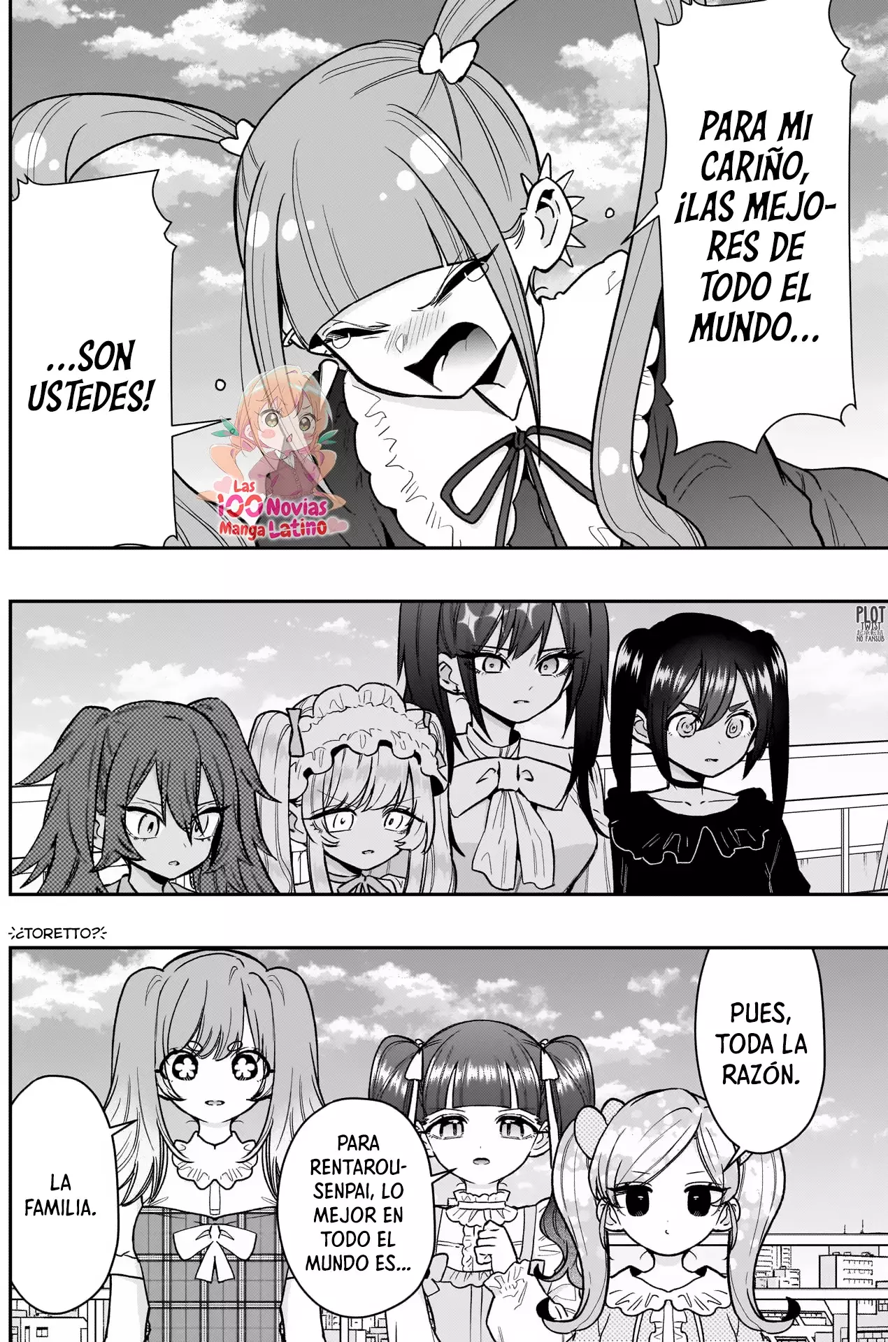 Kimi no koto ga Dai Dai Dai Dai Daisuki na 100-nin no Kanojo Capitulo 223: Las coletas de la familia Rentarou página 13