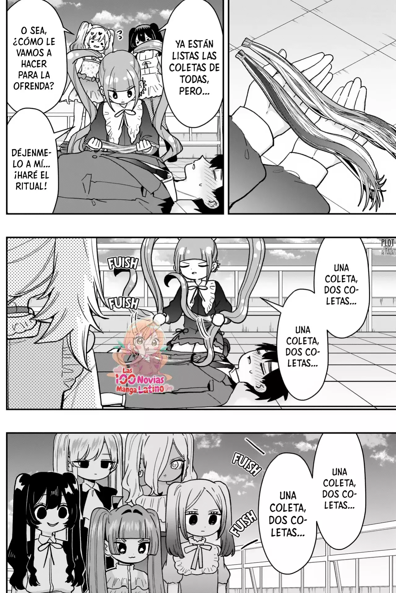 Kimi no koto ga Dai Dai Dai Dai Daisuki na 100-nin no Kanojo Capitulo 223: Las coletas de la familia Rentarou página 15