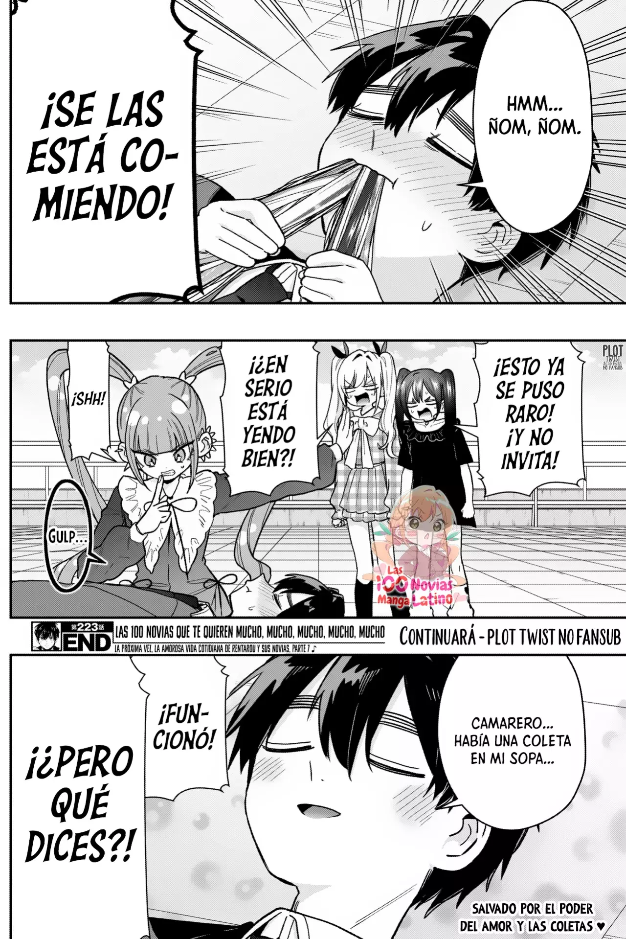 Kimi no koto ga Dai Dai Dai Dai Daisuki na 100-nin no Kanojo Capitulo 223: Las coletas de la familia Rentarou página 18