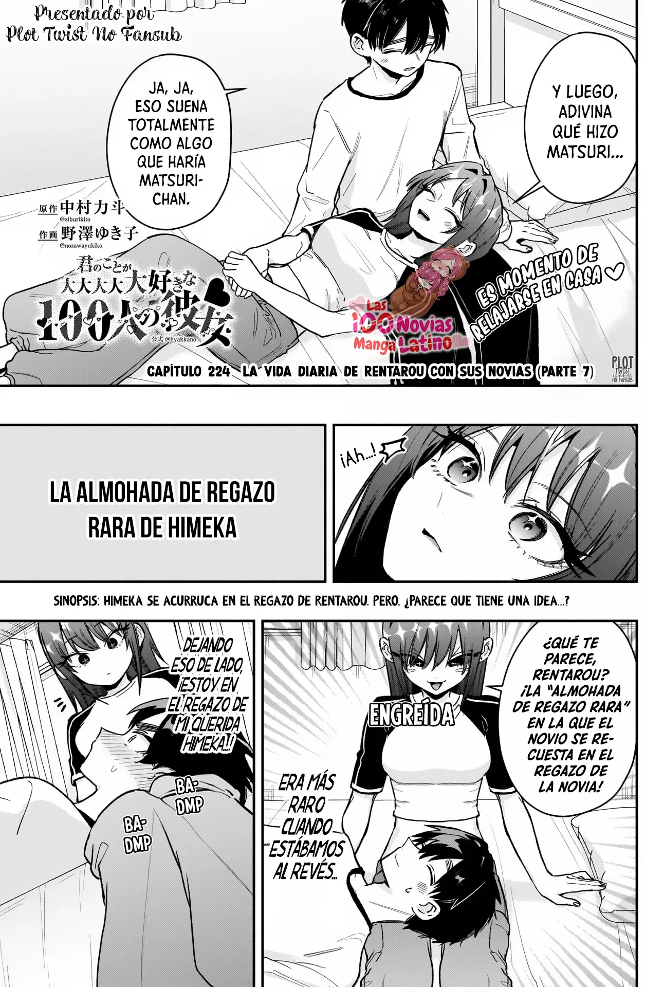Kimi no koto ga Dai Dai Dai Dai Daisuki na 100-nin no Kanojo Capitulo 224: La vida diaria de Rentarou con sus novias (parte 7) página 2