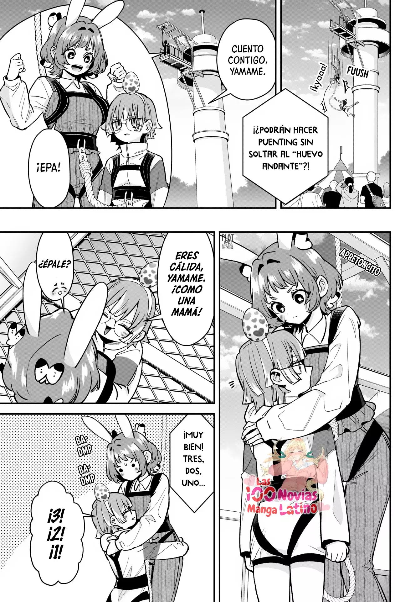 Kimi no koto ga Dai Dai Dai Dai Daisuki na 100-nin no Kanojo Capitulo 227: La familia Rentarou VS Loveneyland: Episodio de Pascua página 17