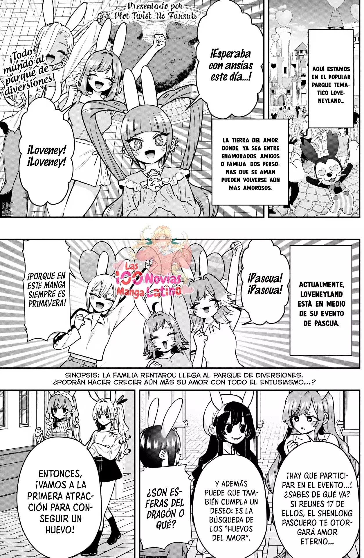 Kimi no koto ga Dai Dai Dai Dai Daisuki na 100-nin no Kanojo Capitulo 227: La familia Rentarou VS Loveneyland: Episodio de Pascua página 2