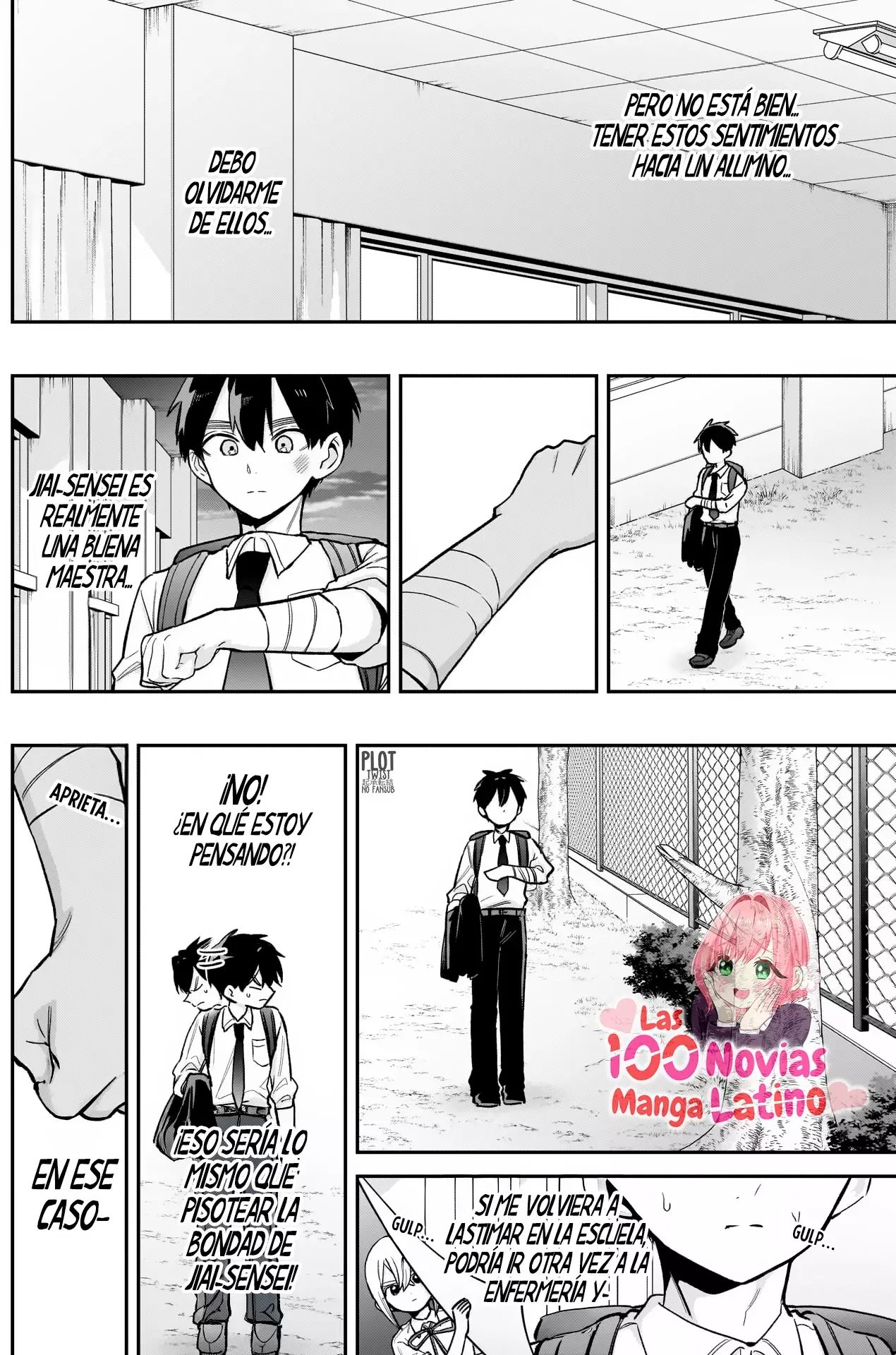 Kimi no koto ga Dai Dai Dai Dai Daisuki na 100-nin no Kanojo Capitulo 231: Jiai-sensei, de la enfermería página 12