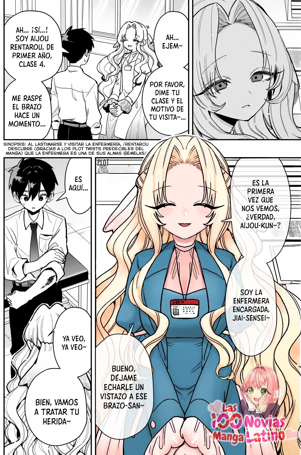 Kimi no koto ga Dai Dai Dai Dai Daisuki na 100-nin no Kanojo Capitulo 231: Jiai-sensei, de la enfermería página 3