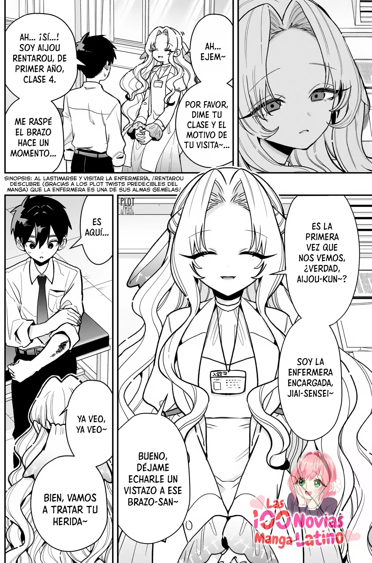 Kimi no koto ga Dai Dai Dai Dai Daisuki na 100-nin no Kanojo Capitulo 231: Jiai-sensei, de la enfermería página 4
