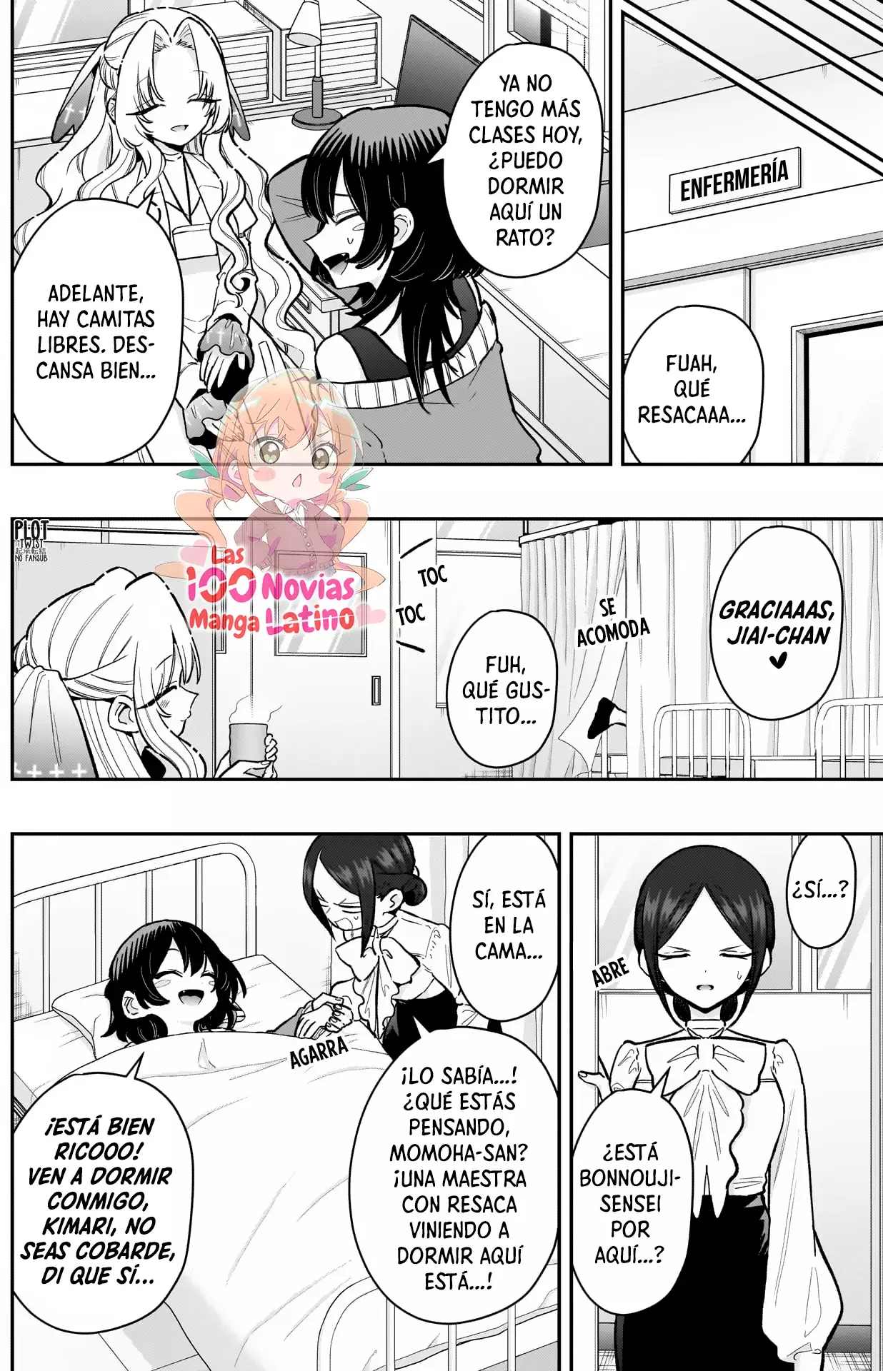 Kimi no koto ga Dai Dai Dai Dai Daisuki na 100-nin no Kanojo Capitulo 232: Un día con la familia Rentarou y la enfermera escolar página 8