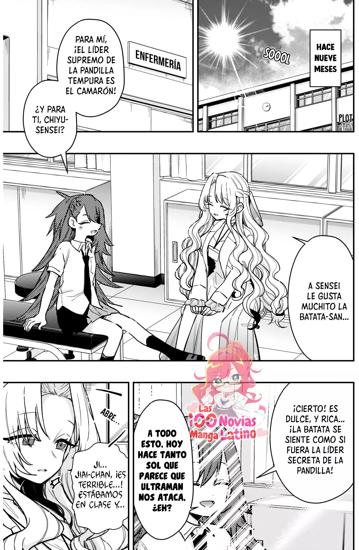 Kimi no koto ga Dai Dai Dai Dai Daisuki na 100-nin no Kanojo Capitulo 234: La chica rebelde y la enfermera escolar página 14