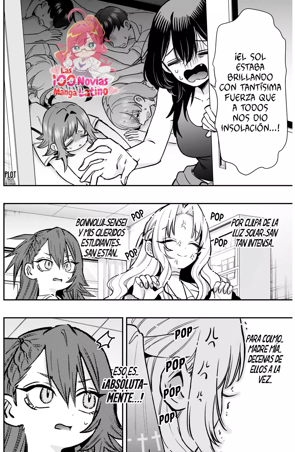 Kimi no koto ga Dai Dai Dai Dai Daisuki na 100-nin no Kanojo Capitulo 234: La chica rebelde y la enfermera escolar página 15