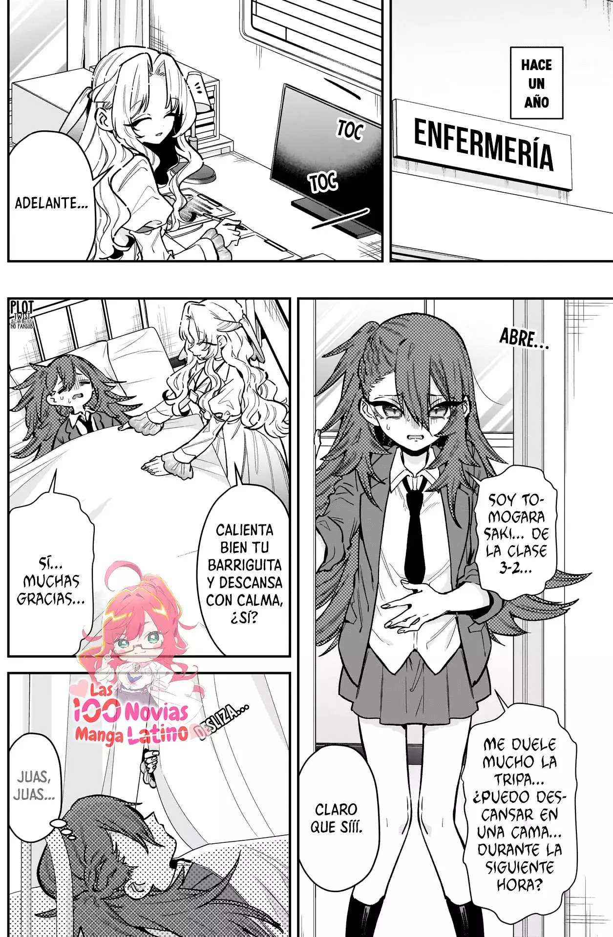 Kimi no koto ga Dai Dai Dai Dai Daisuki na 100-nin no Kanojo Capitulo 234: La chica rebelde y la enfermera escolar página 3