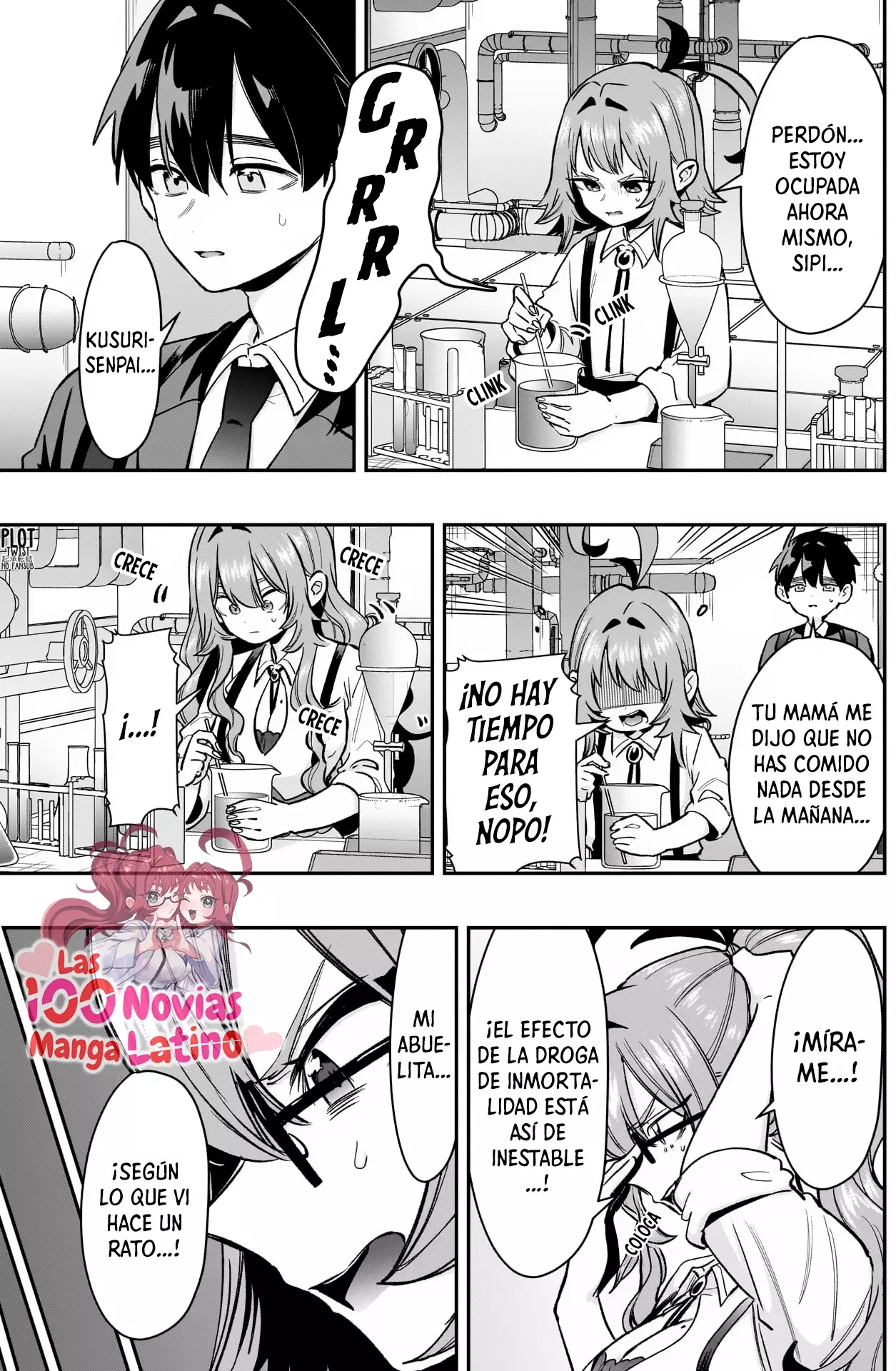 Kimi no koto ga Dai Dai Dai Dai Daisuki na 100-nin no Kanojo Capitulo 235: La abuelita a la que Kusuri quiere mucho página 8