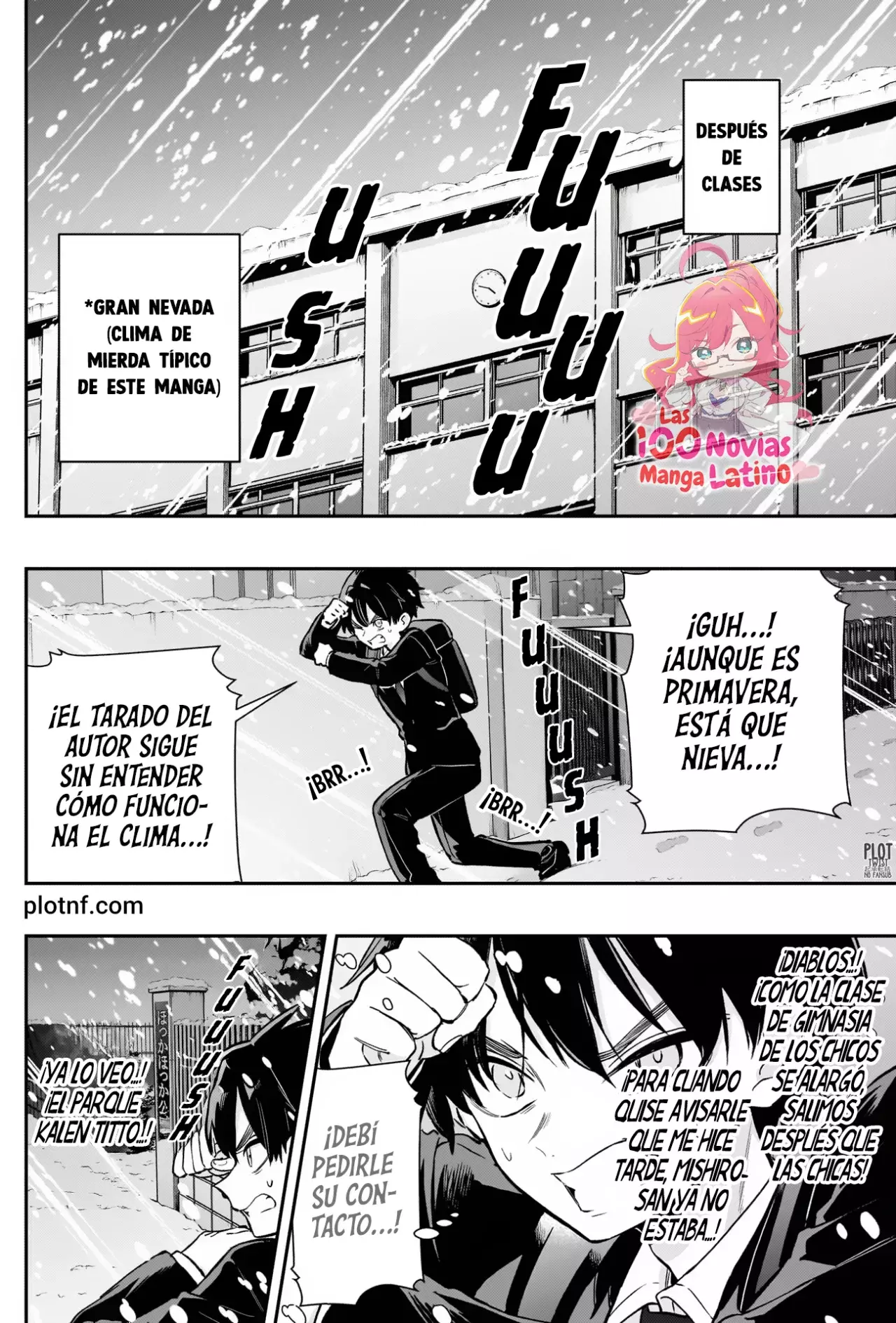 Kimi no koto ga Dai Dai Dai Dai Daisuki na 100-nin no Kanojo Capitulo 240: La estudiante con mirada intimidante página 11