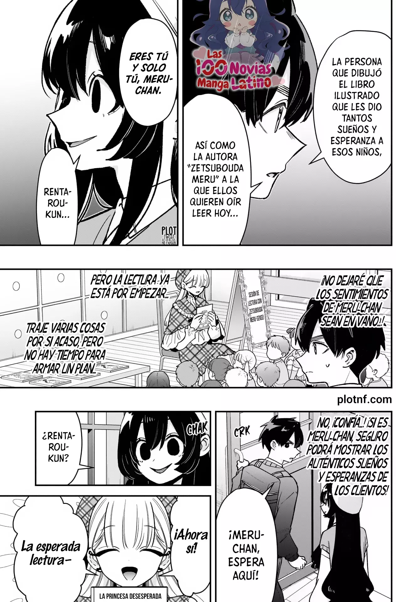 Kimi no koto ga Dai Dai Dai Dai Daisuki na 100-nin no Kanojo Capitulo 244: La sesión de lectura de Meru-sensei y el ángel página 10