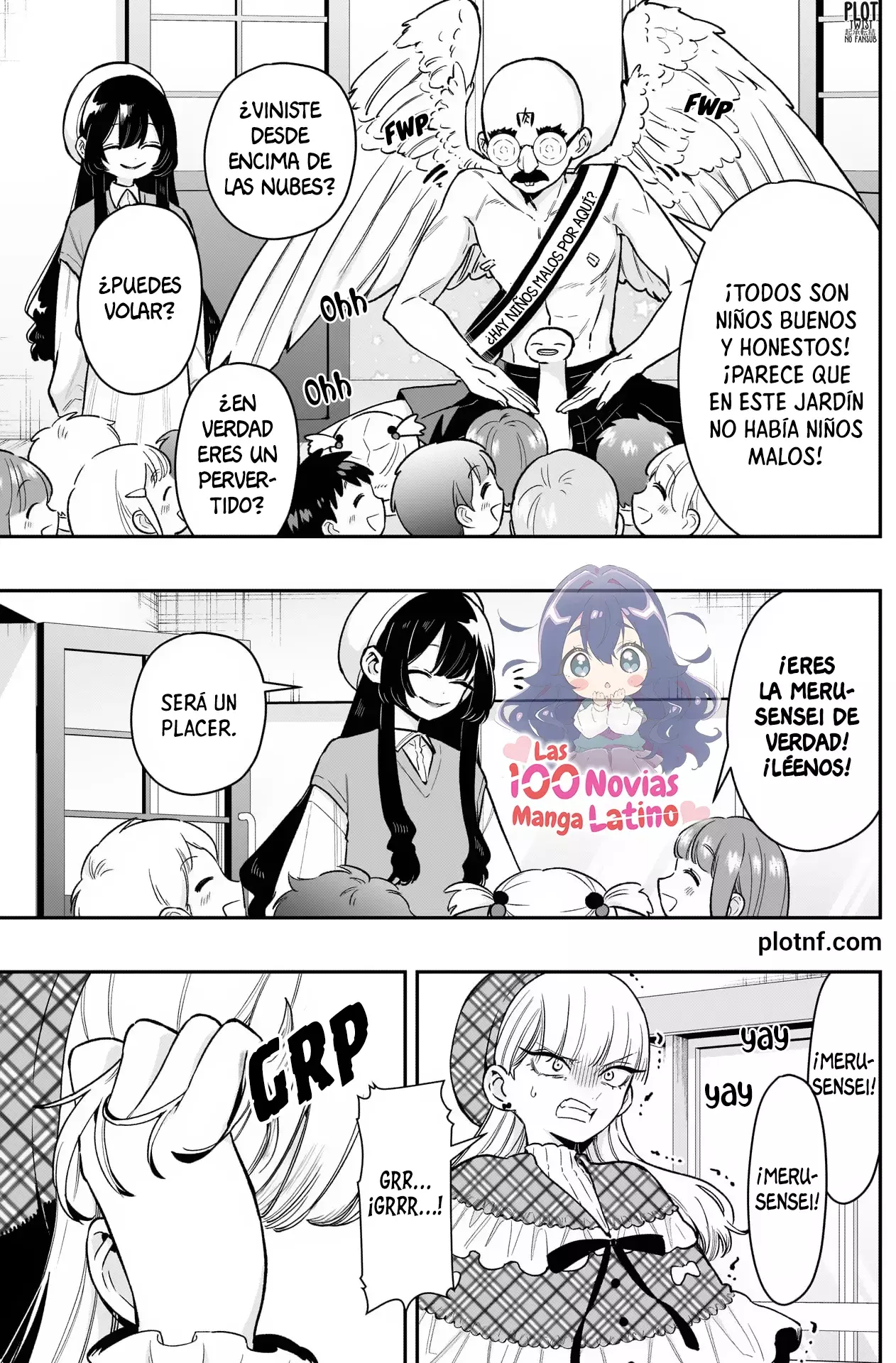 Kimi no koto ga Dai Dai Dai Dai Daisuki na 100-nin no Kanojo Capitulo 244: La sesión de lectura de Meru-sensei y el ángel página 18