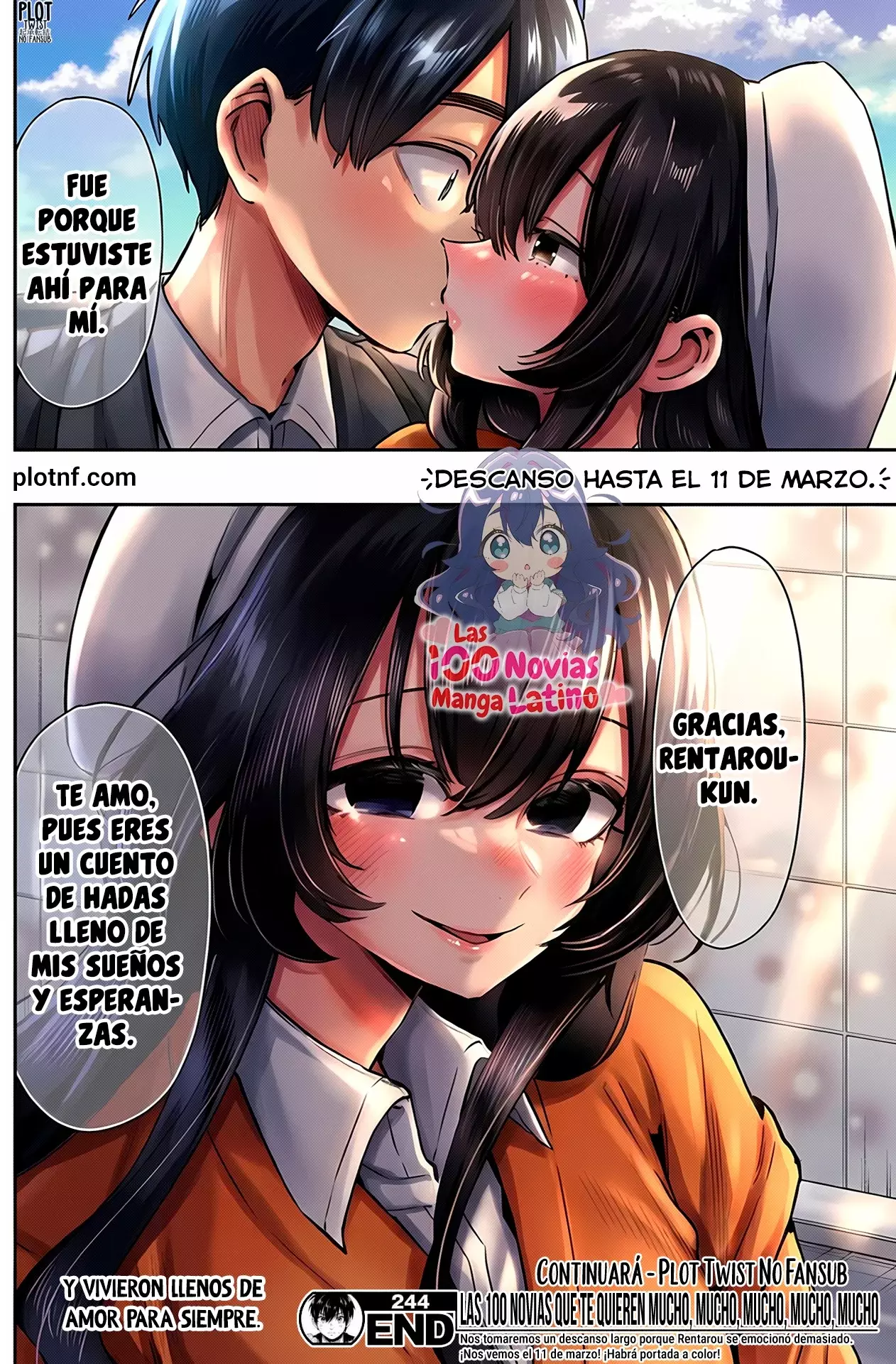 Kimi no koto ga Dai Dai Dai Dai Daisuki na 100-nin no Kanojo Capitulo 244: La sesión de lectura de Meru-sensei y el ángel página 24